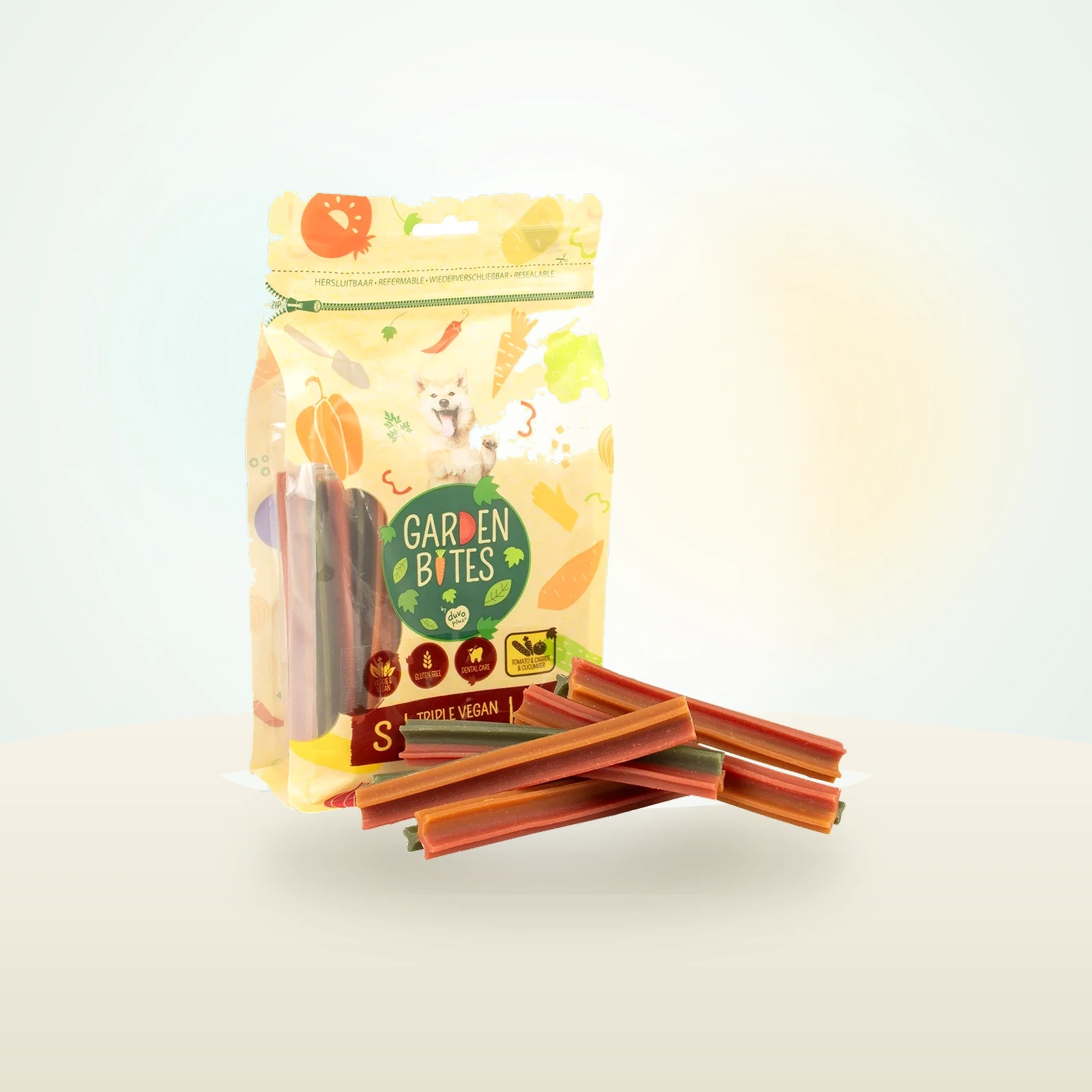 Garden Bites Triple Vegan Sticks friandises - XL