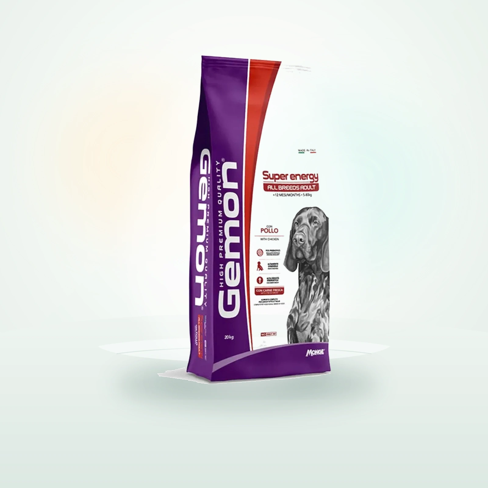 Gemon Super Energy Dog Adult All Breeds con Pollo