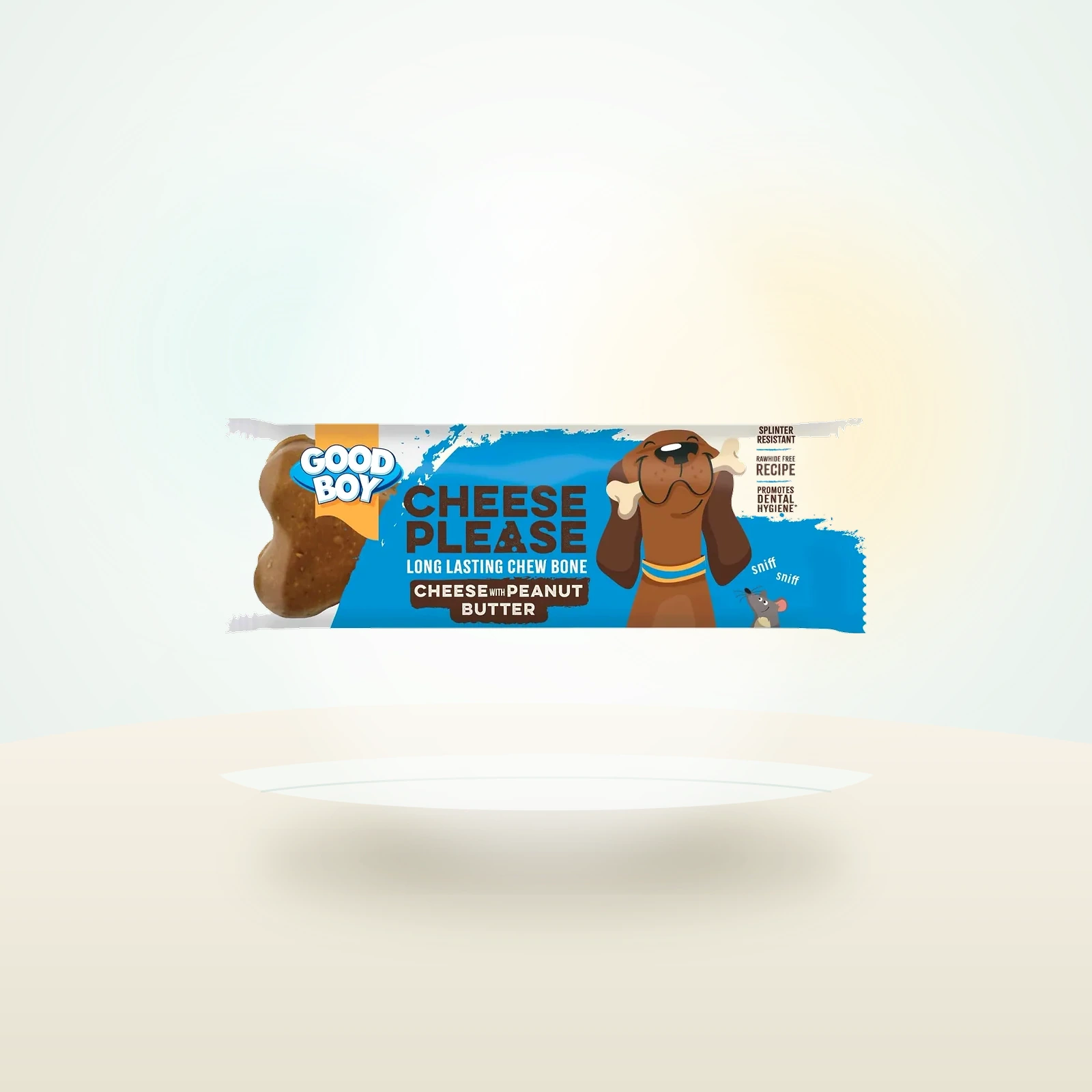 Good Boy Cheese Please Cheese with Peanut Butter Dog Chew Bone