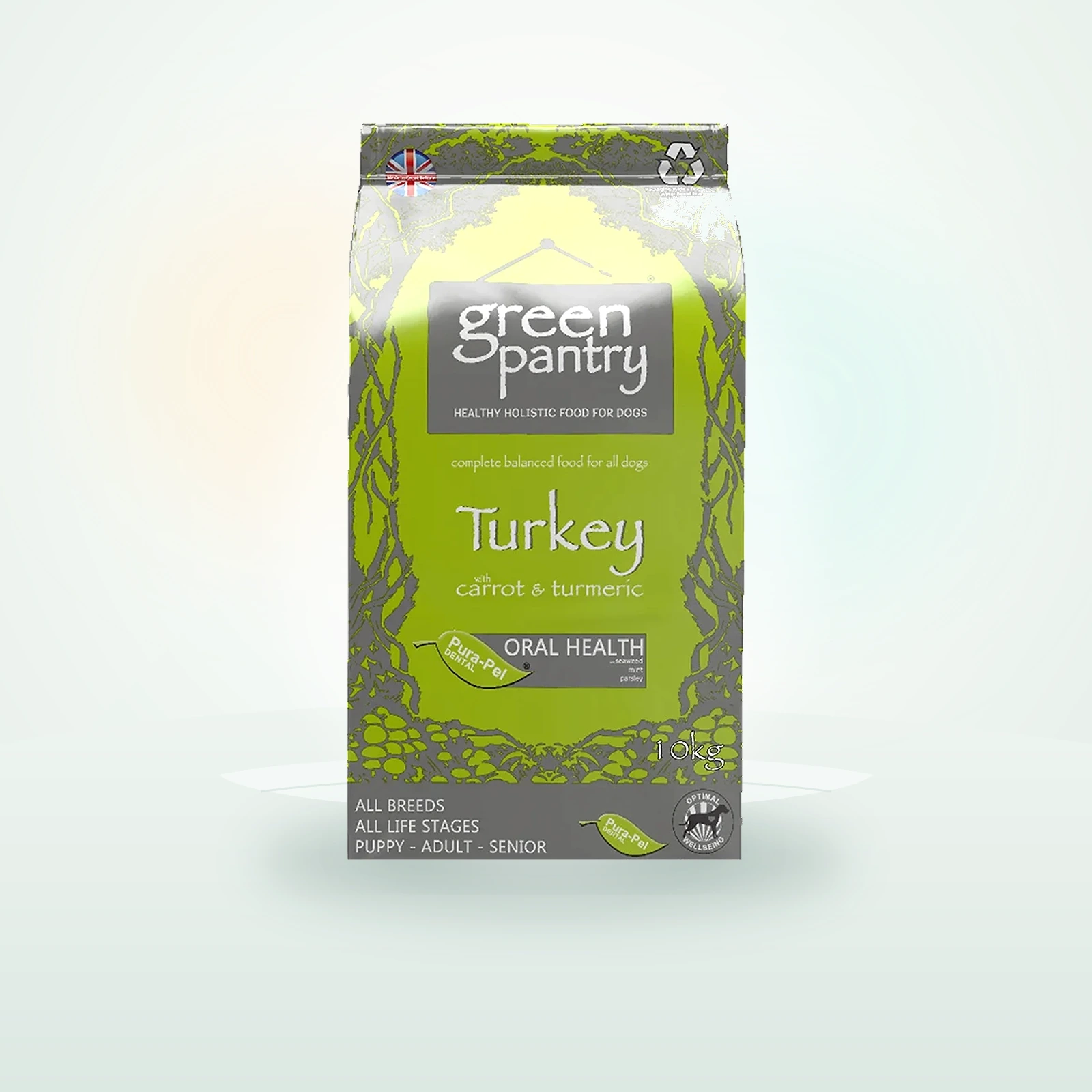 Green Pantry Adult Dry Dog Food Turkey with Carrot & Turmeric