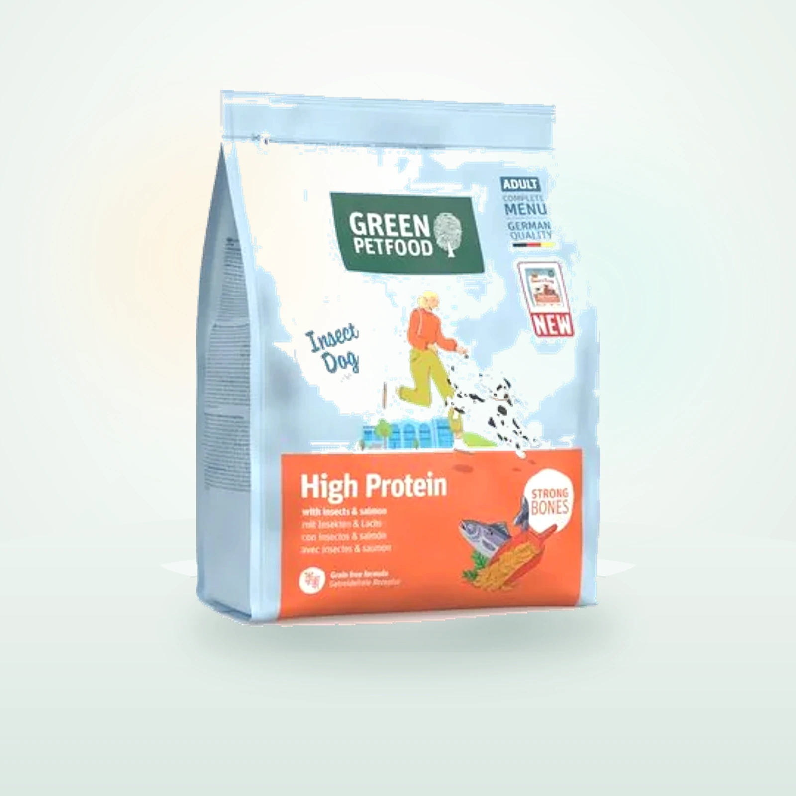 Green Petfood High Protein with Insects & Salmon