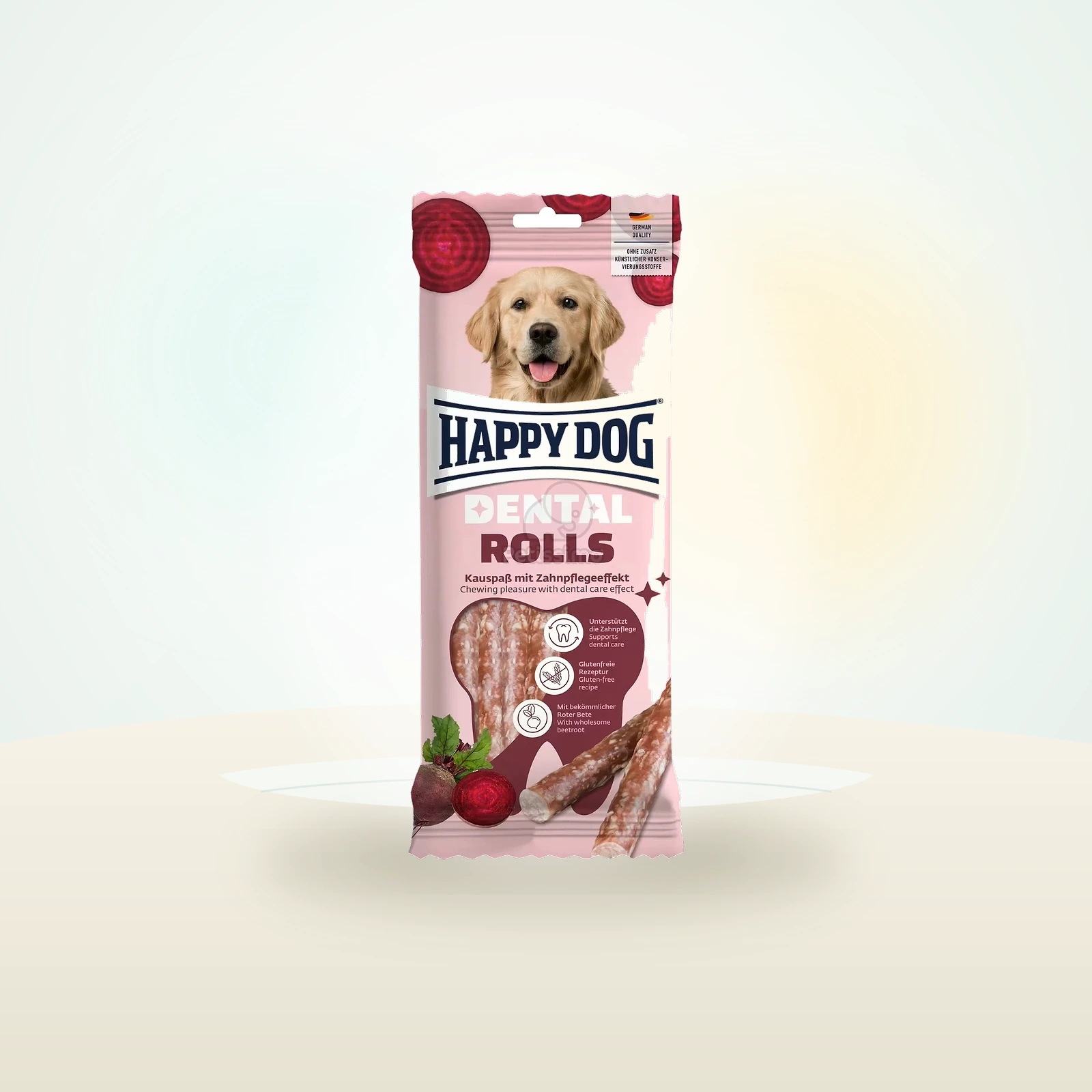 Happy Dog Dental Rolls Beetroot - jutalomfalat