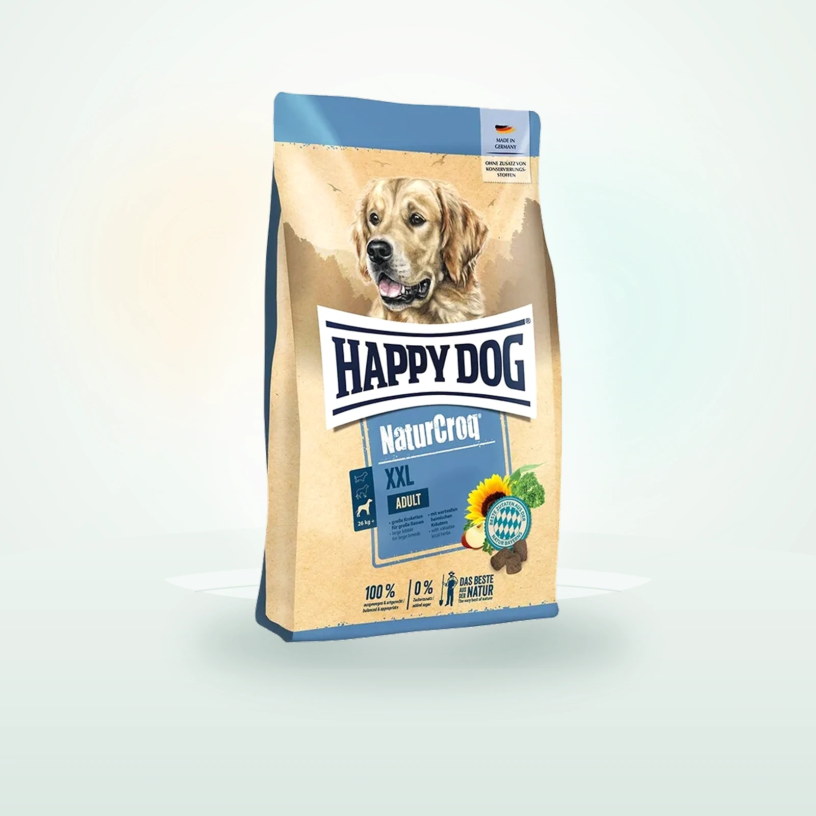 Happy Dog NaturCroq Trockenfutter Hund Adult, XXL