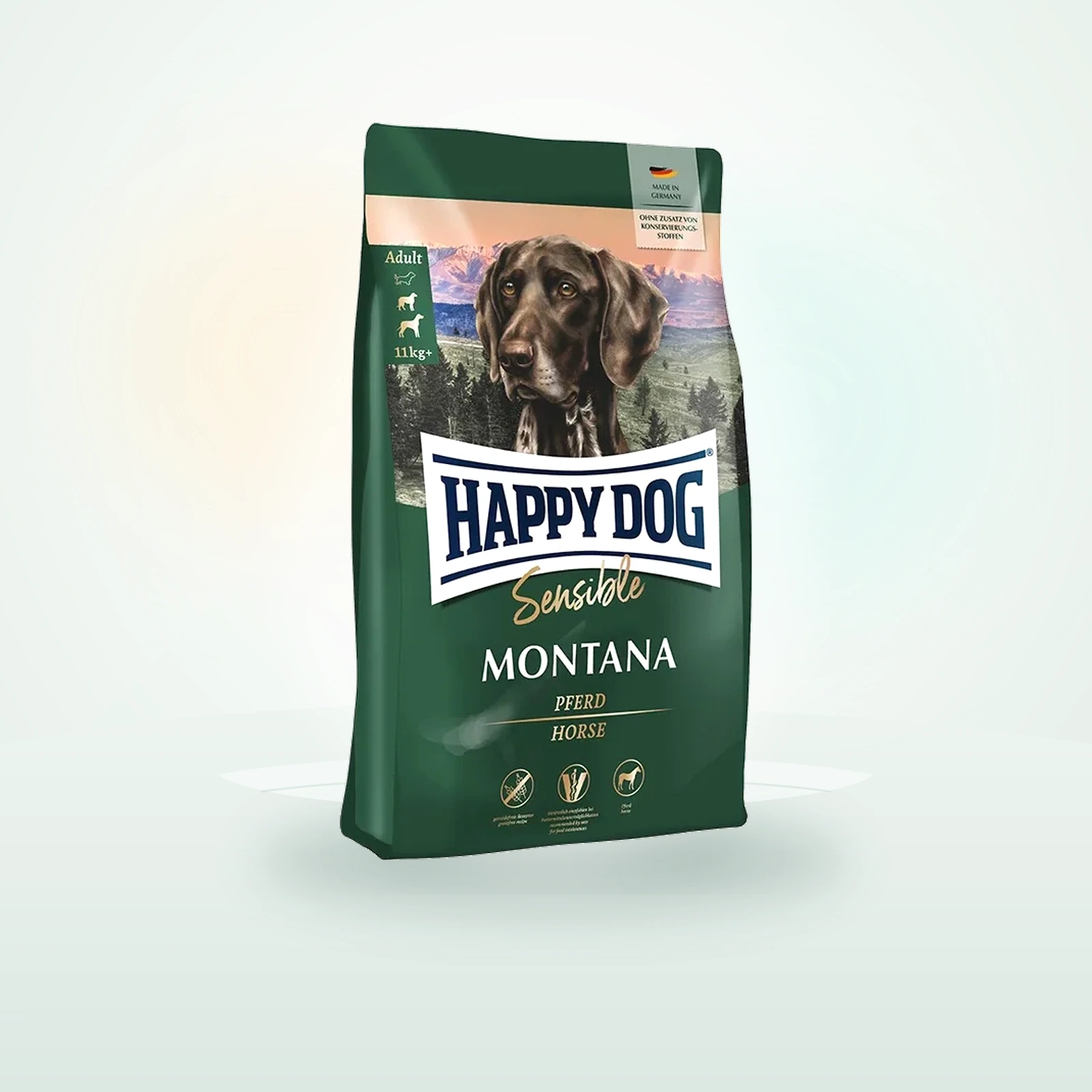 Happy Dog Sensible Trockenfutter Hund Adult, Montana