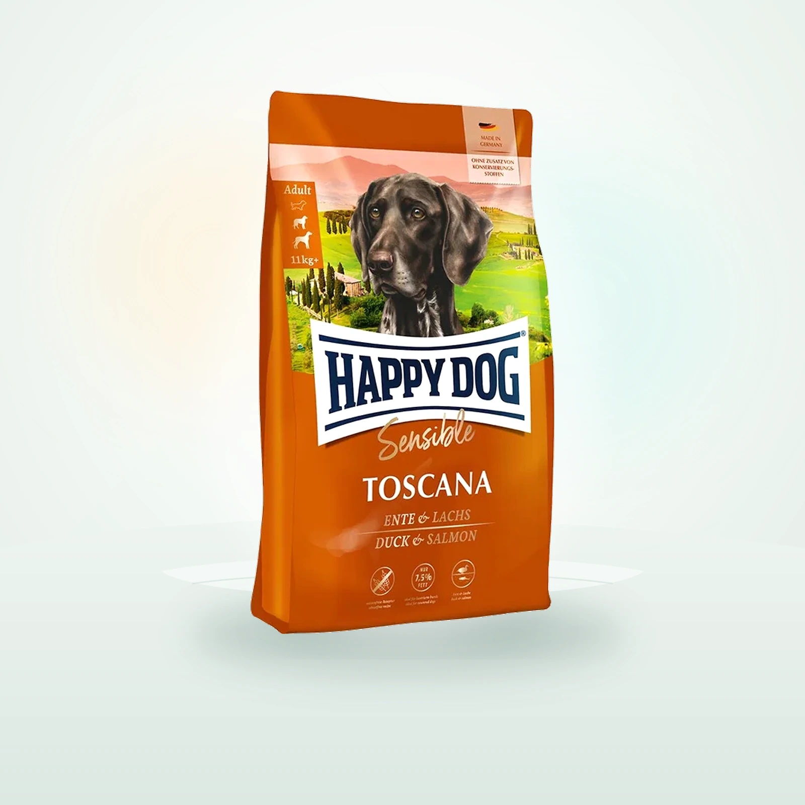 Happy Dog Sensible Trockenfutter Hund Adult, Toscana