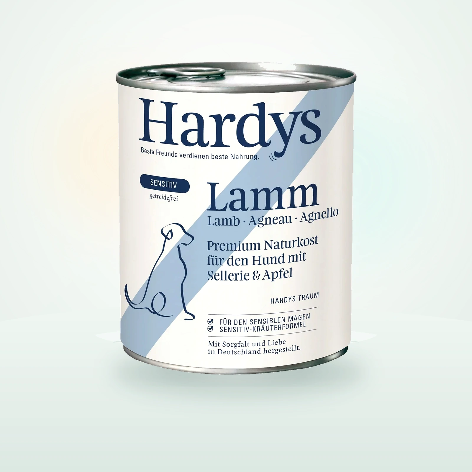 Hardys Nassfutter Hund Sensitiv Adult Lamm mit Sellerie & Apfel