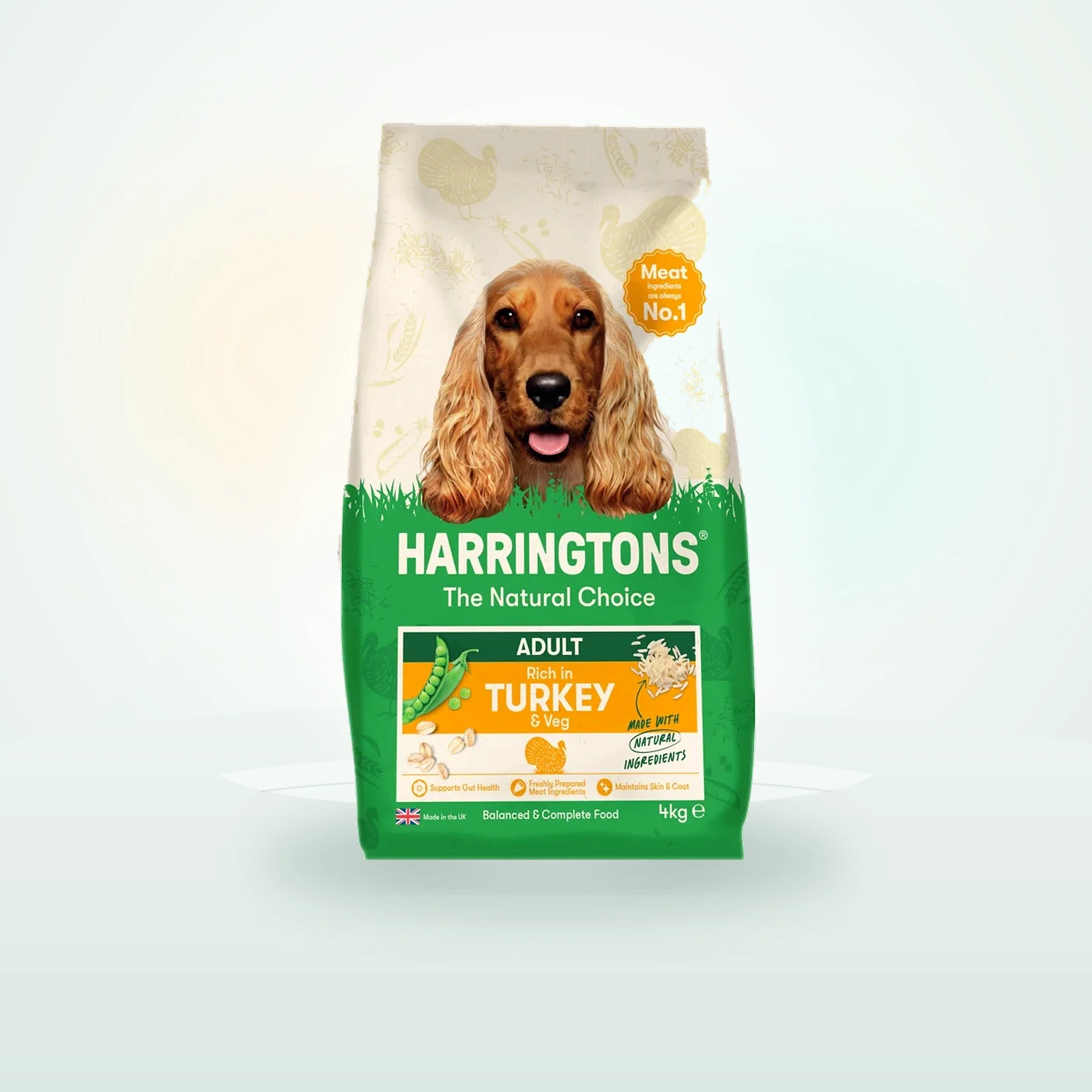 Harringtons Complete Adult Dry Dog Food Turkey & Veg