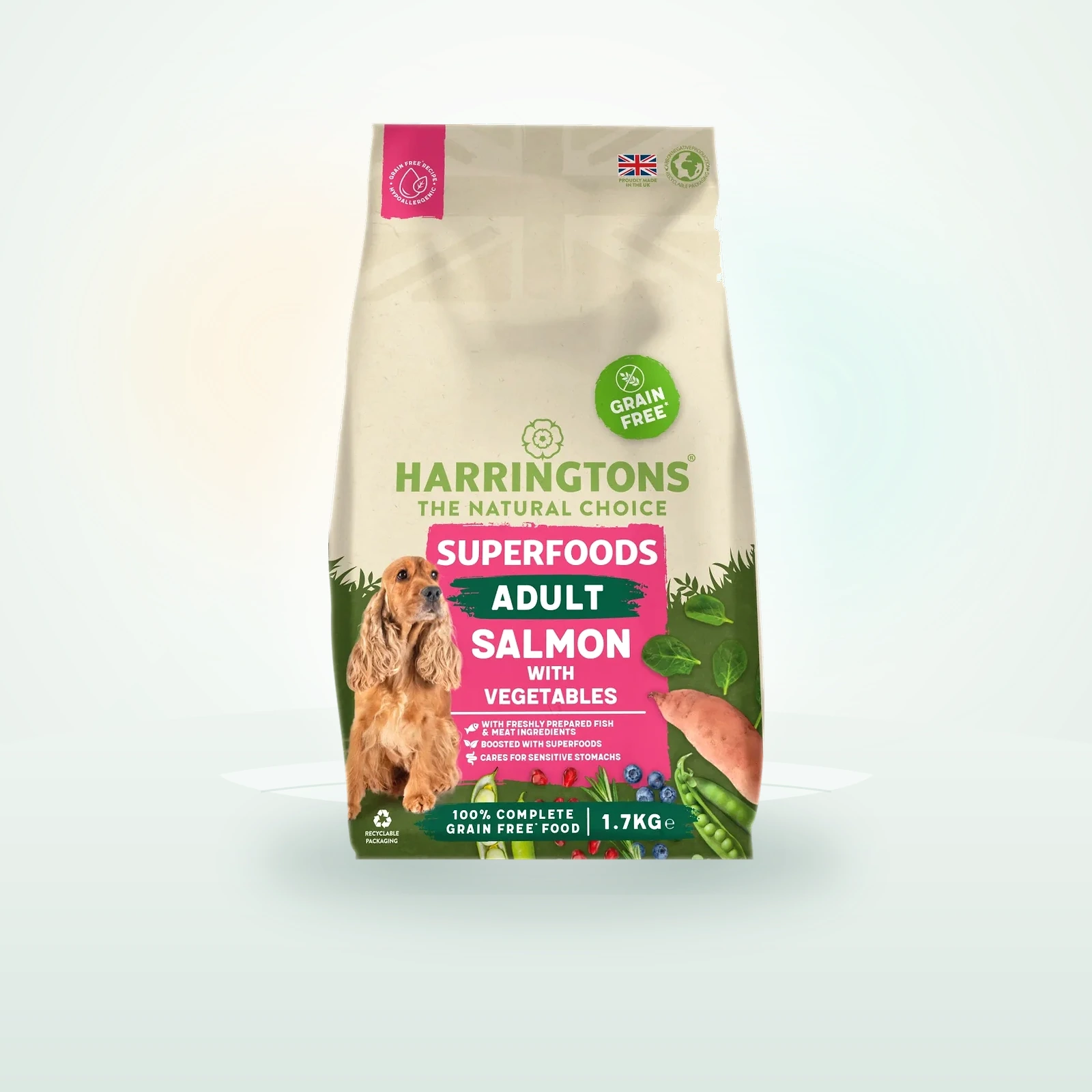 Harringtons Grain Free Dog Superfoods Salmon