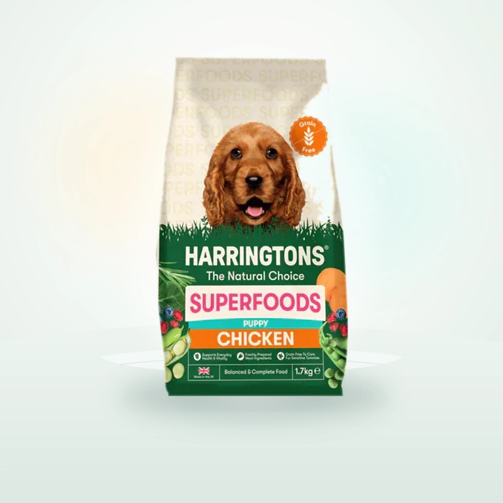 Harringtons Superfoods Grain-Free Dry Puppy Dog Food Chicken & Vegetables
