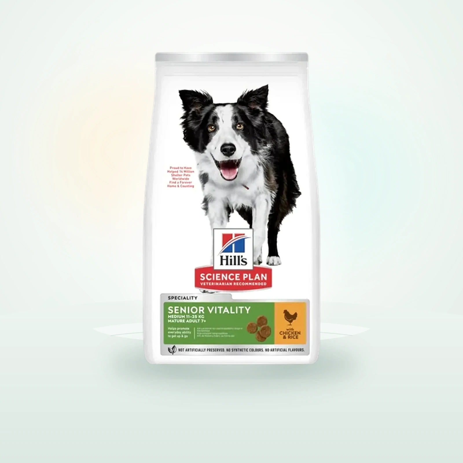 Hill's Science Plan Senior Vitality Medium Mature Adult alimento per cani con pollo e riso