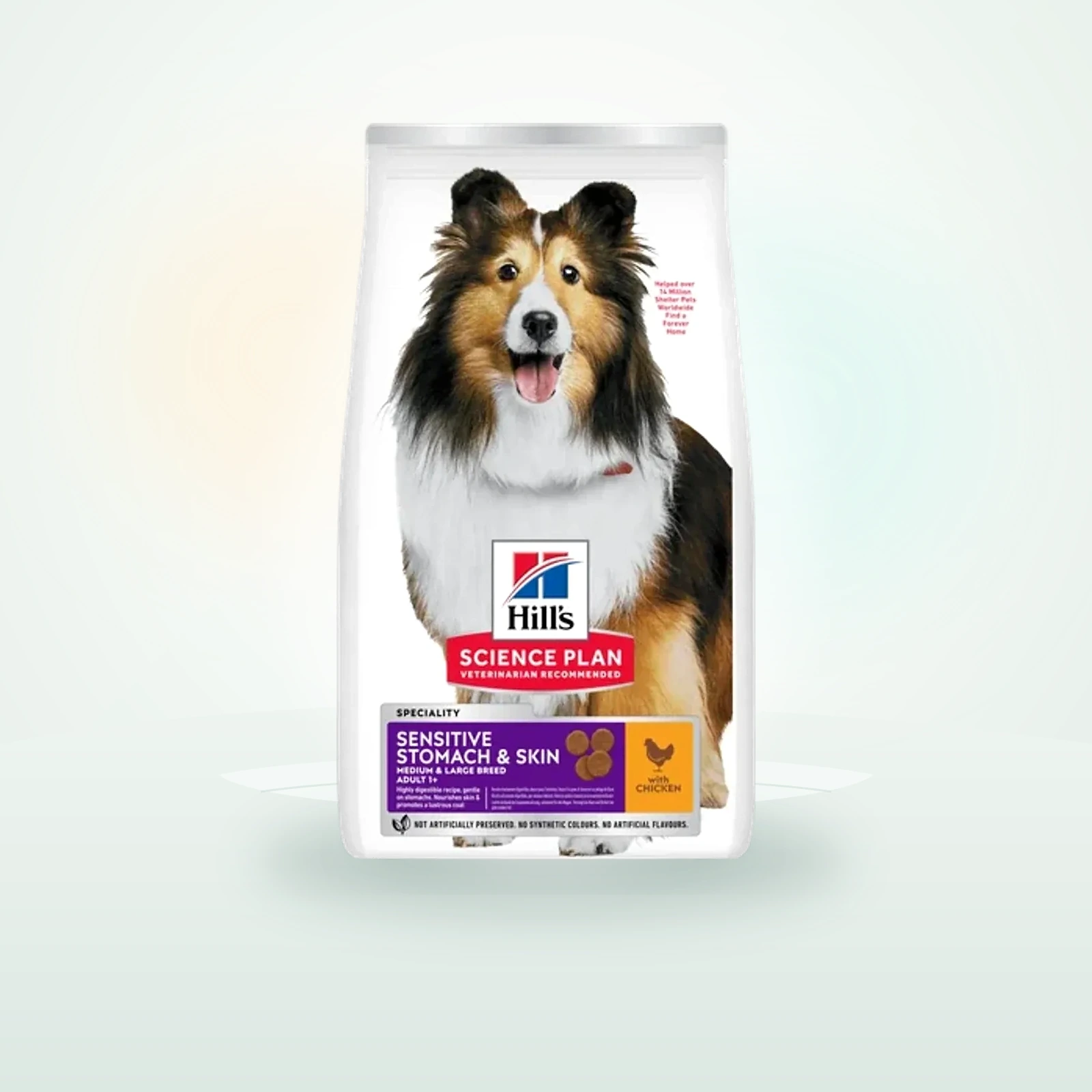 Hill's Science Plan Sensitive Stomach & Skin Medium & Large Adult Pollo