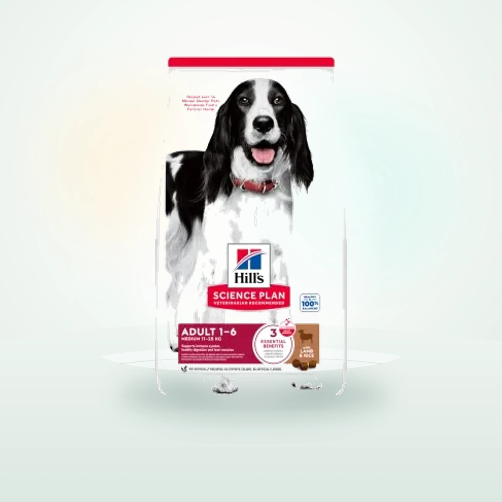 Hill's Science Plan Trockenfutter Hund, Medium Adult, mit Lamm und Reis