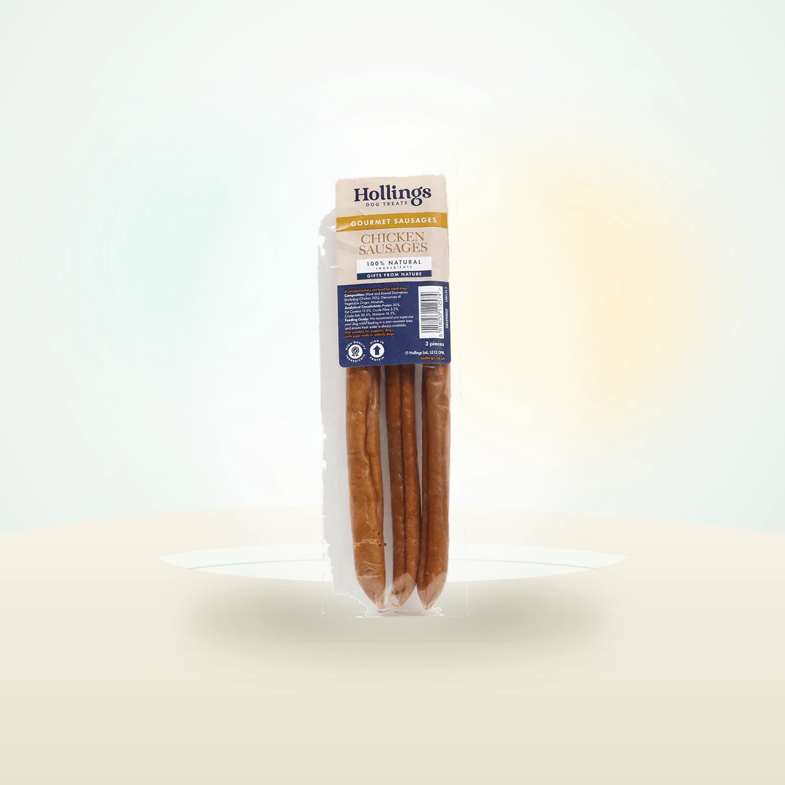 Hollings Chicken Sausages for Dogs Natural Treats