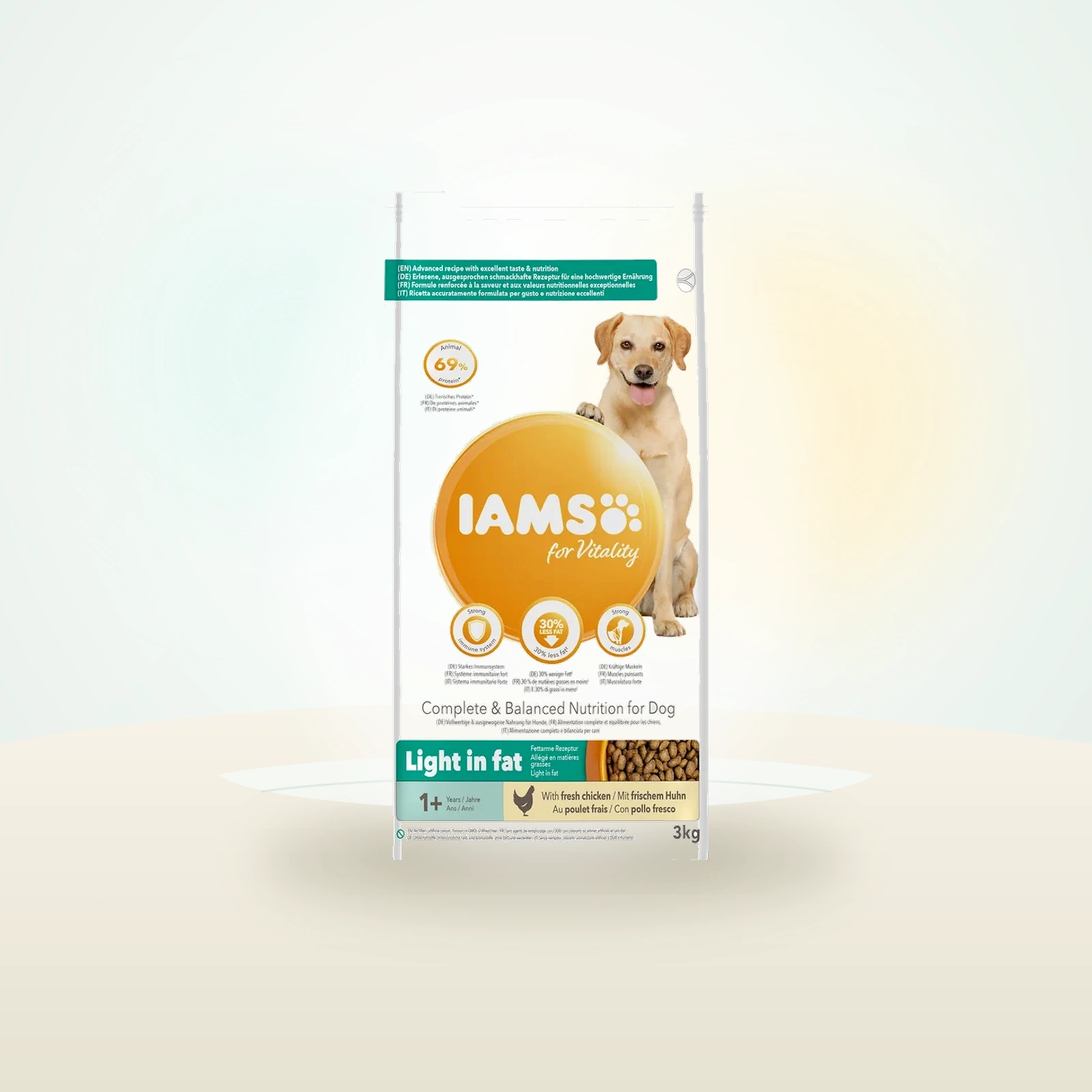 IAMS for Vitality Dog Light in Fat
