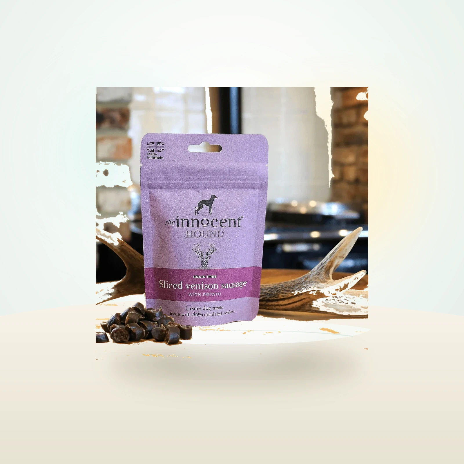 Innocent Hound Sliced Venison Sausage