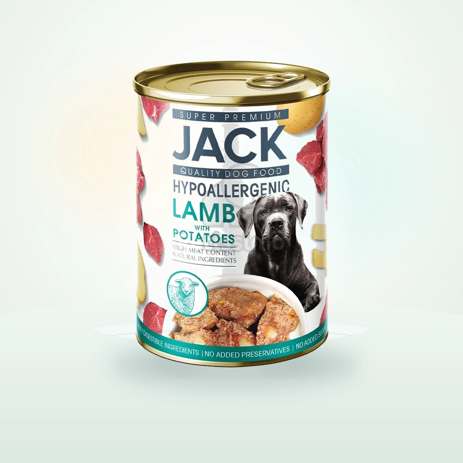 Jack Super Premium hipoallergén pástétom - bárányhús burgonyával