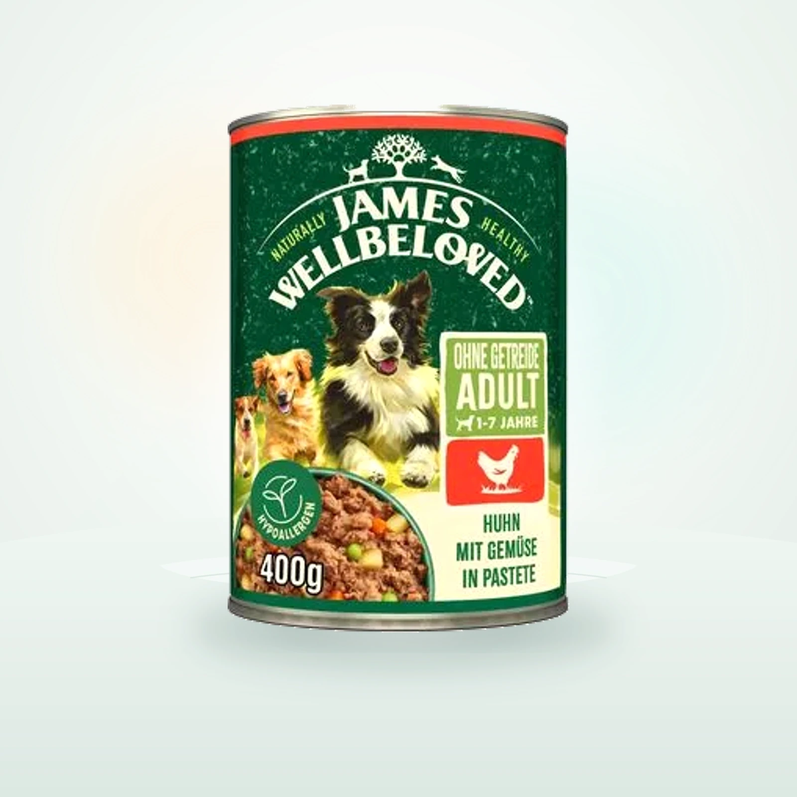James Wellbeloved Adult Dog Grain Free Hypoallergenic Huhn in Pastete