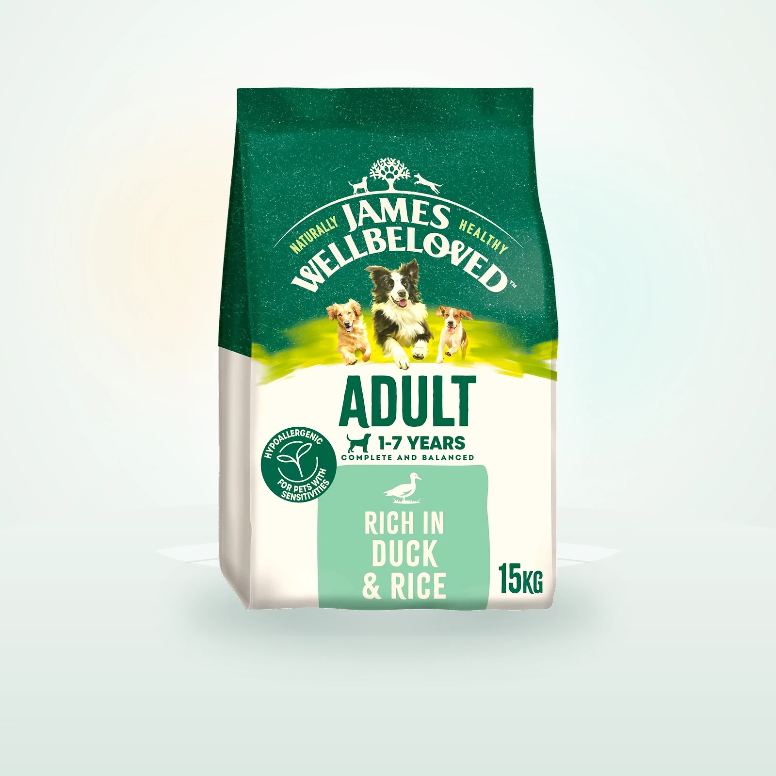 James Wellbeloved Adult Dry Dog Food - Duck & Rice