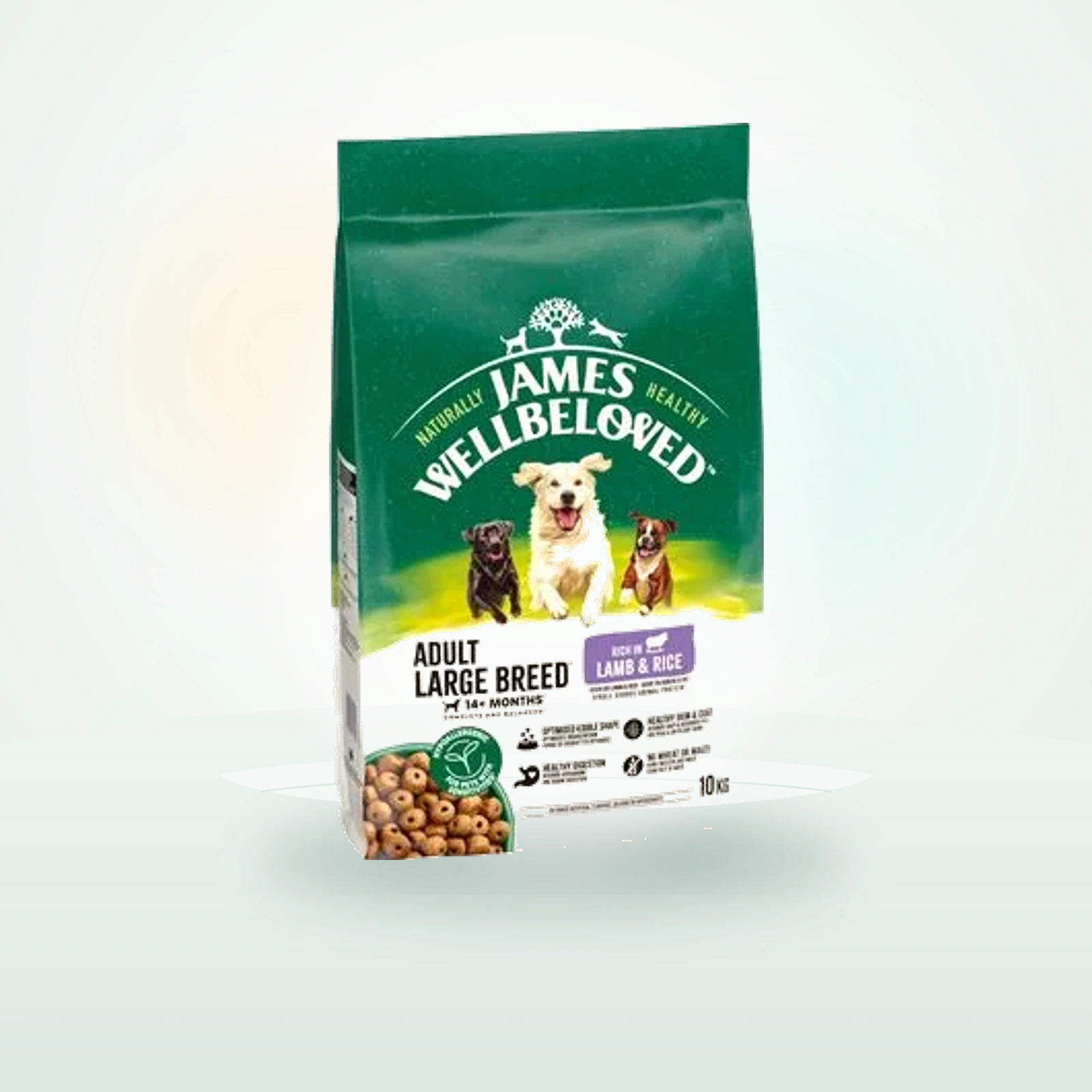 James Wellbeloved Adult Large Breed Dog Hypoallergenic Lamm & Reis