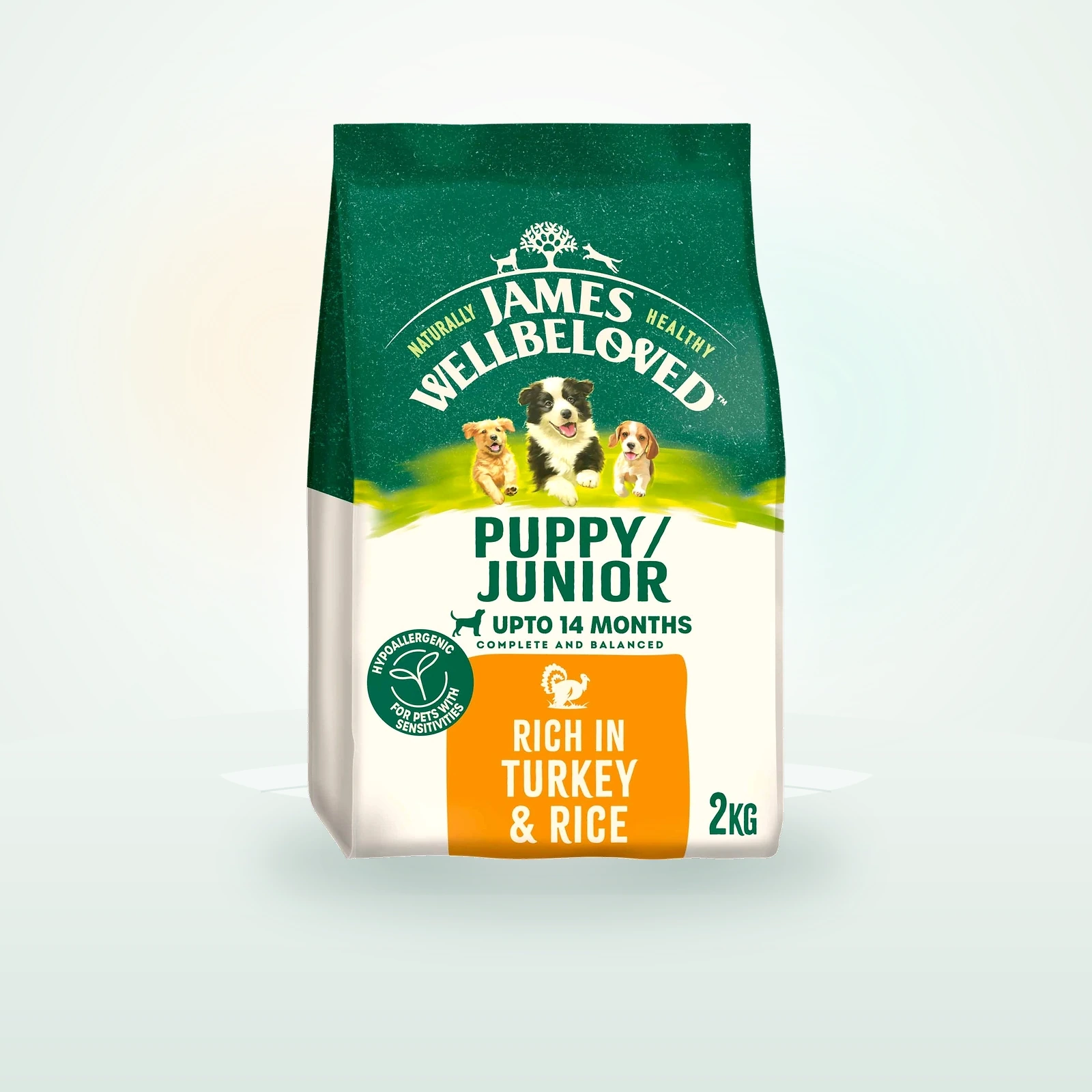 James Wellbeloved Puppy Dry Dog Food - Turkey & Rice
