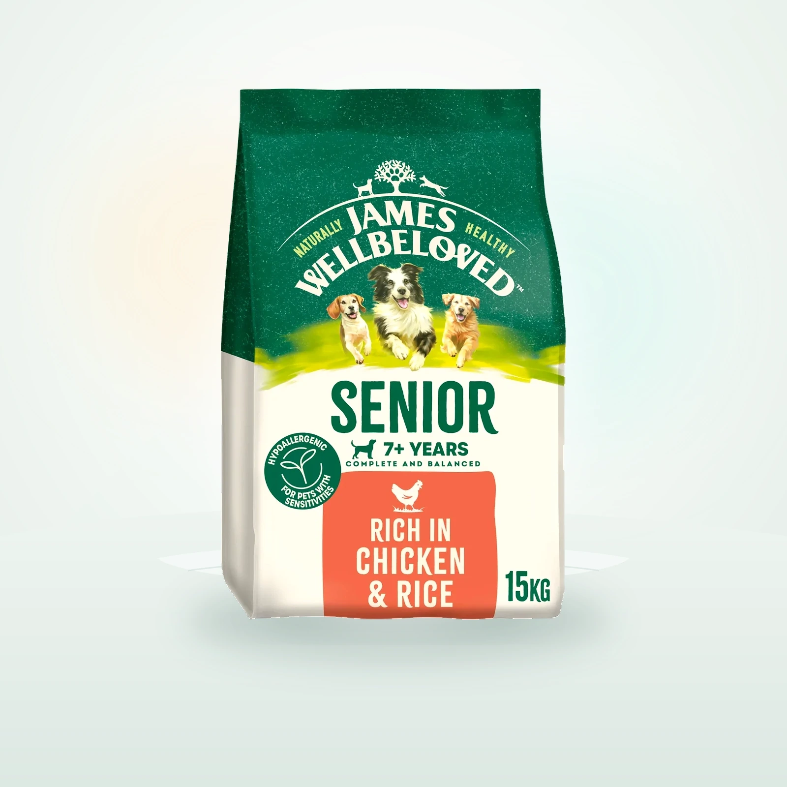 James Wellbeloved Senior Chicken & Rice Dry Dog Food