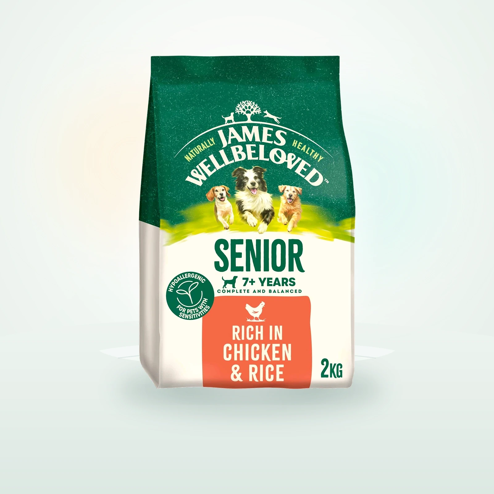 James Wellbeloved Senior Dry Dog Food - Chicken & Rice