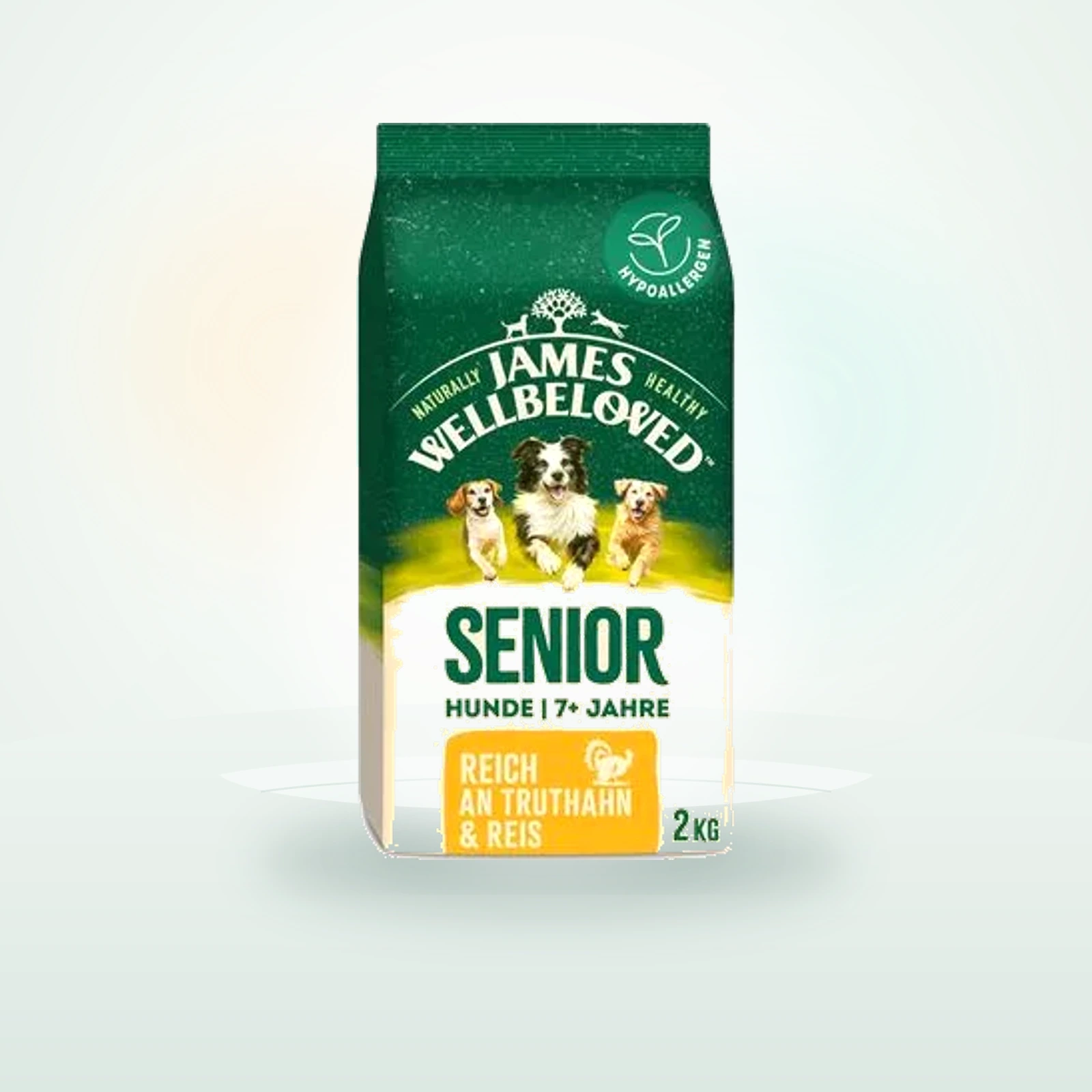 James Wellbeloved Senior Hypoallergenic dinde, riz