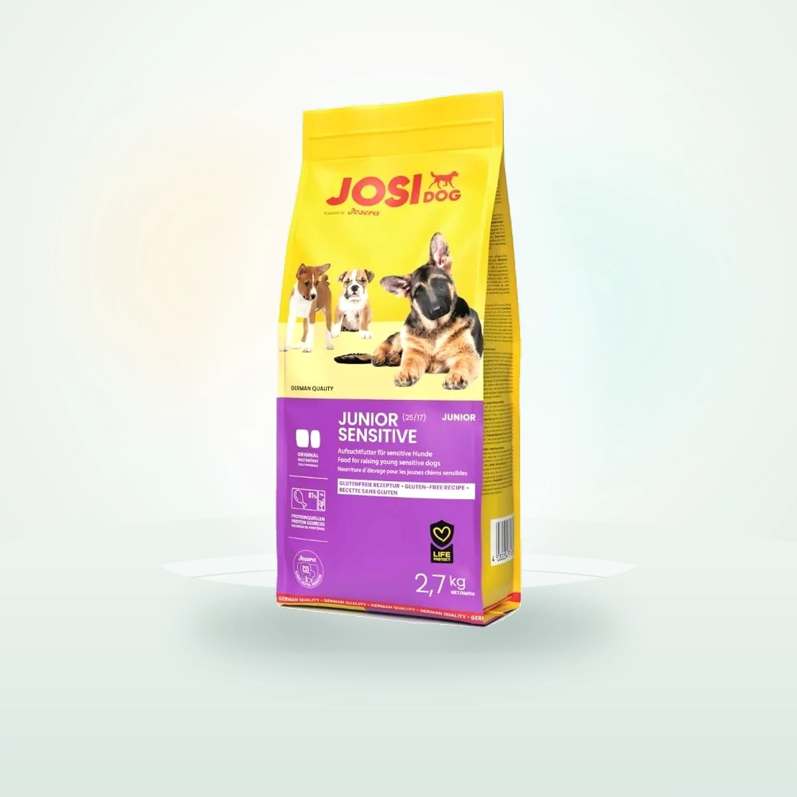 Josera JosiDog Junior Sensitive dla szczeniąt z wrażliwym przewodem pokarmowym