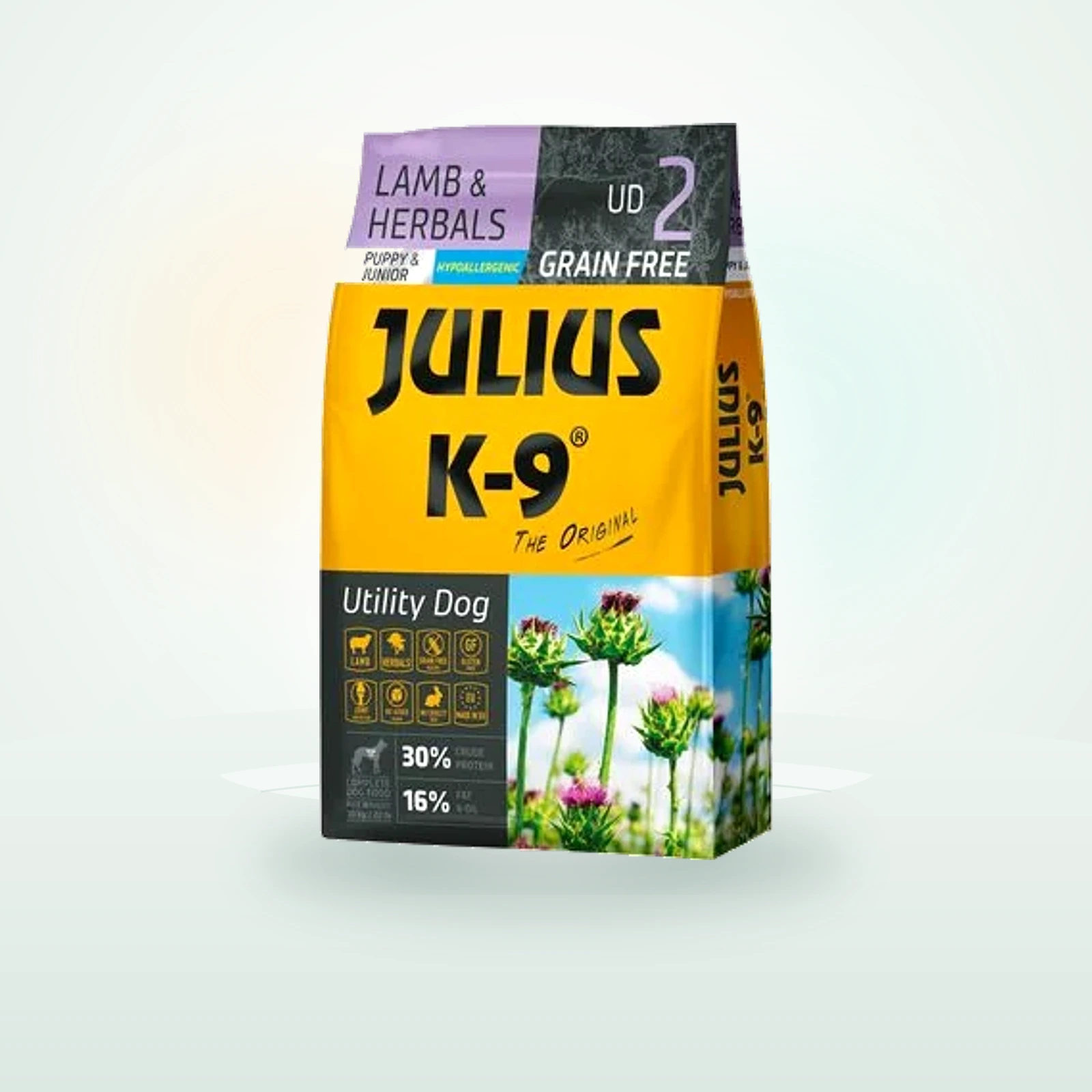 Julius K9 JULIUS K-9 Puppy & Junior Grain Free Lamb & Herbals