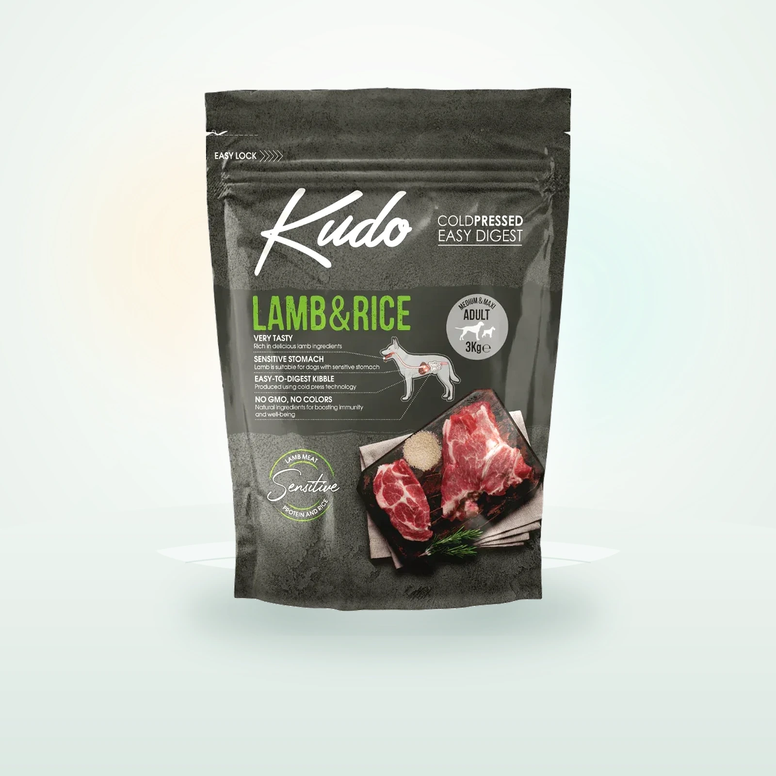 Kudo Lamb and Rice Cold Pressed Dog Food