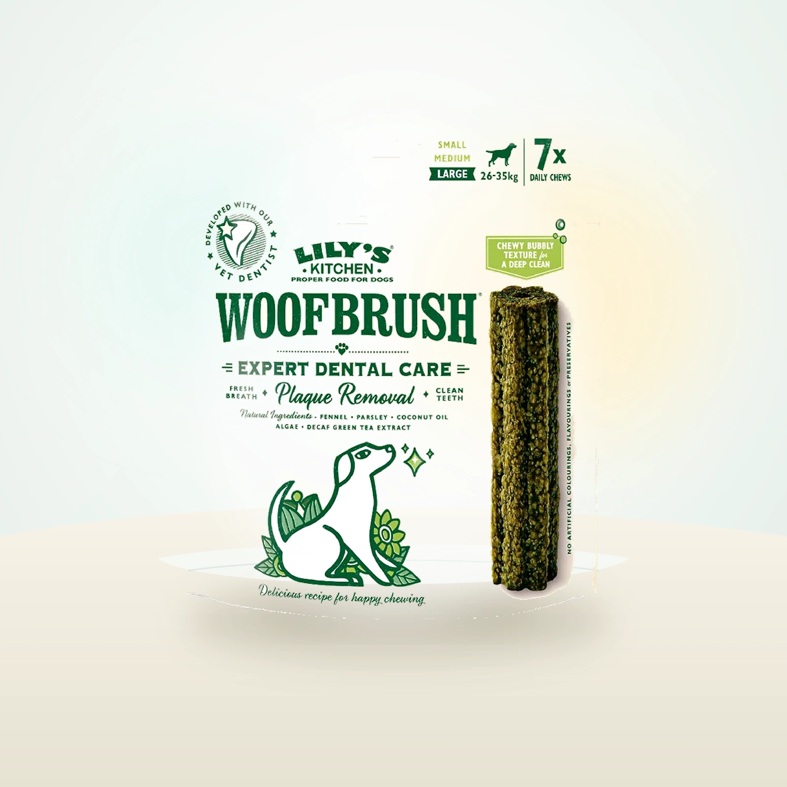Lily's Kitchen Snacks Dentales Woofbrush Large para perros