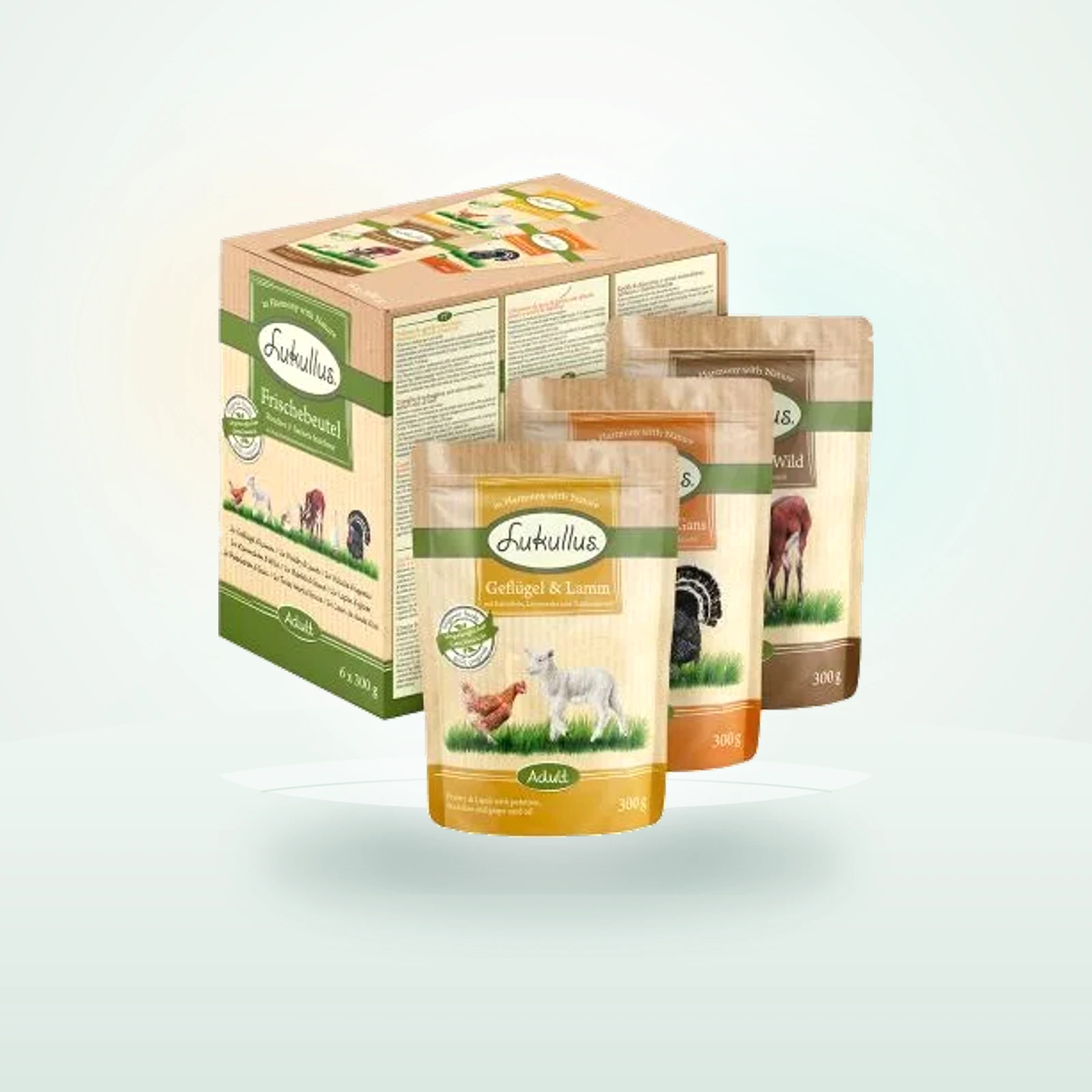 Lukullus Naturkost Mix Adult Frischebeutel