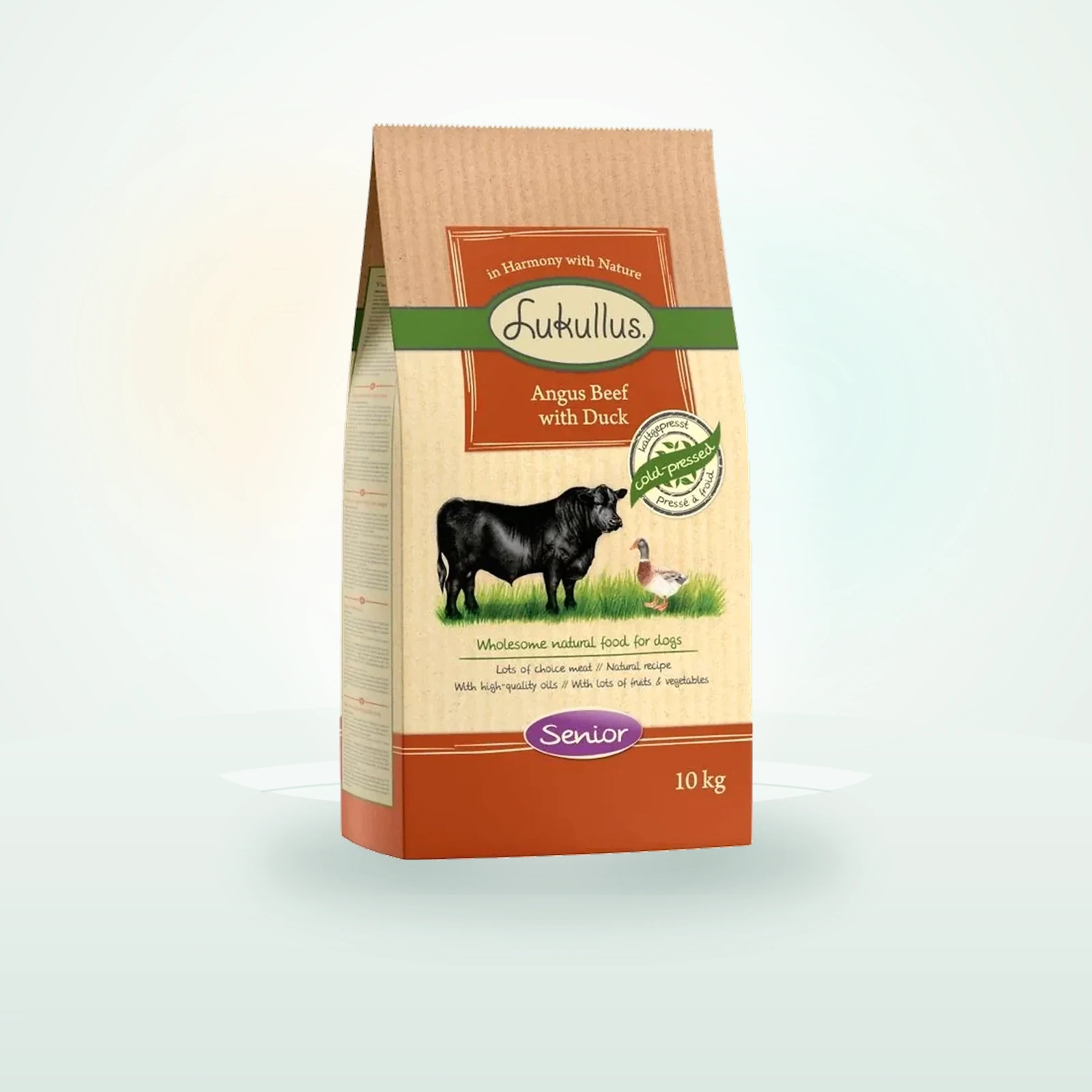Lukullus Senior Angus & Anatra Crocchette cane