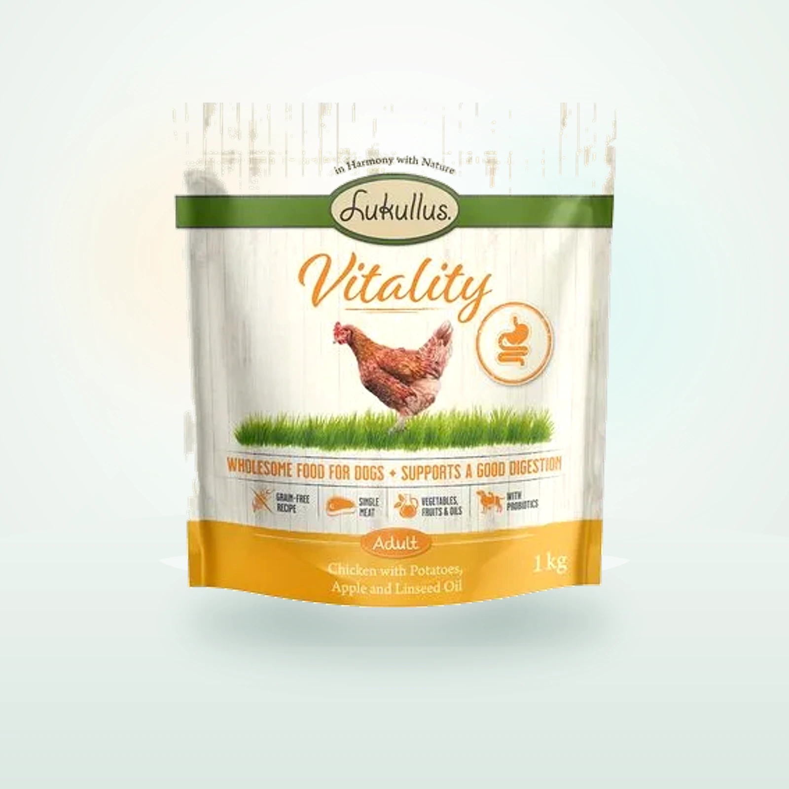Lukullus Vitality Digestion poulet (sans céréales) pour chien