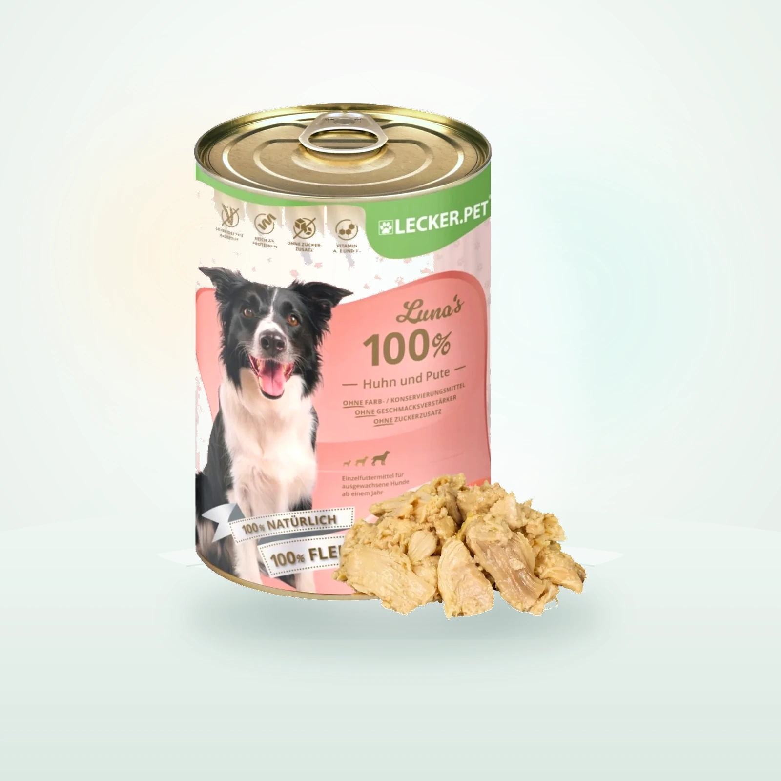 Lyra Pet Lecker.Pet Luna's 100 % Huhn und Pute