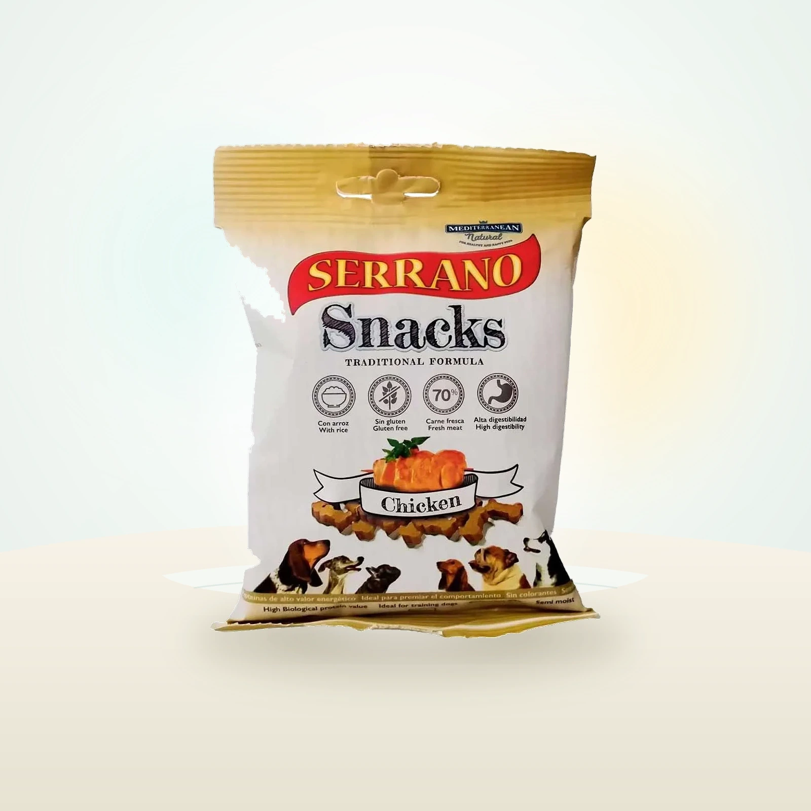 Mediterranean Natural Mediterranean Serrano Snacks Chicken Flavour Bites