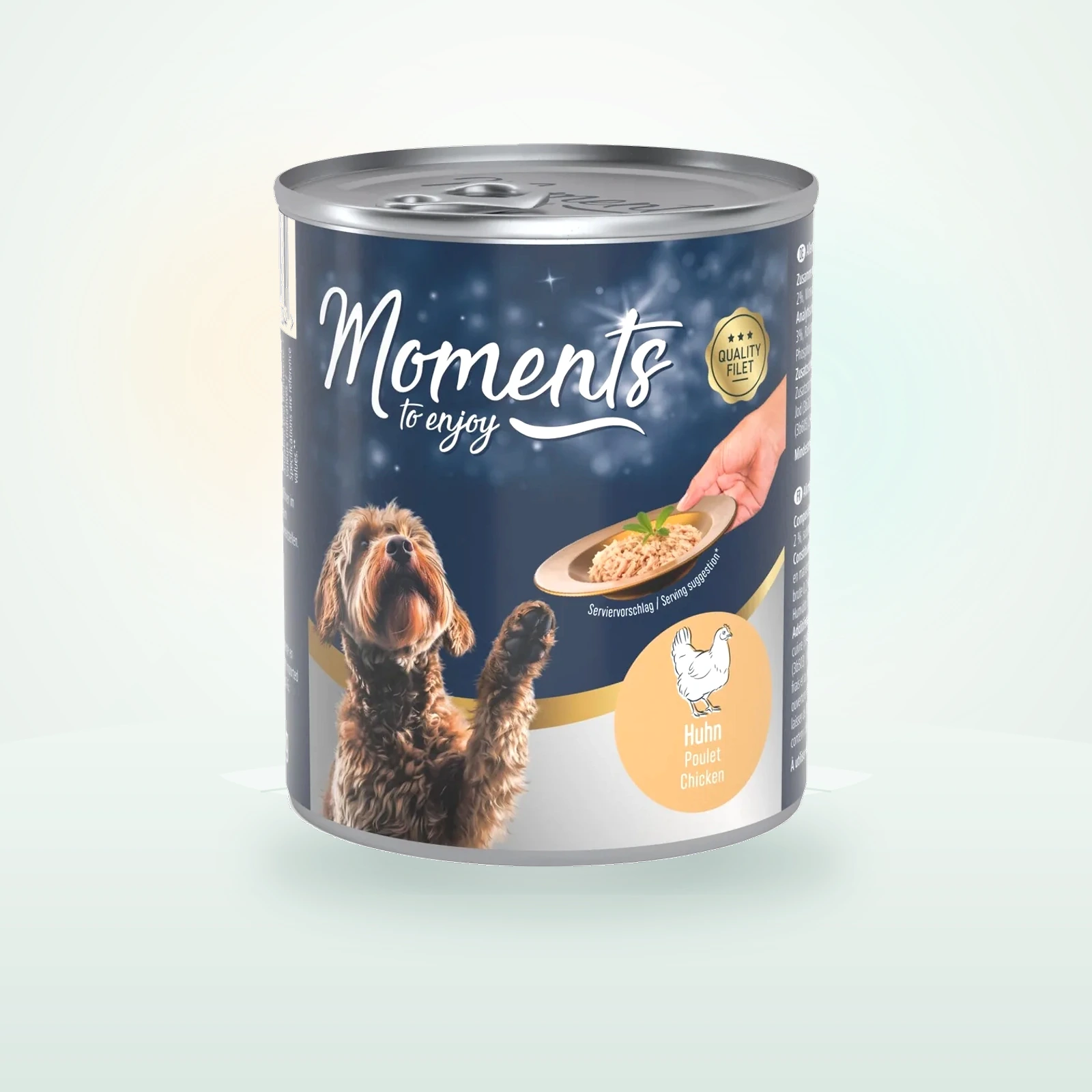 MOMENTS nourriture humide chien adulte Poulet