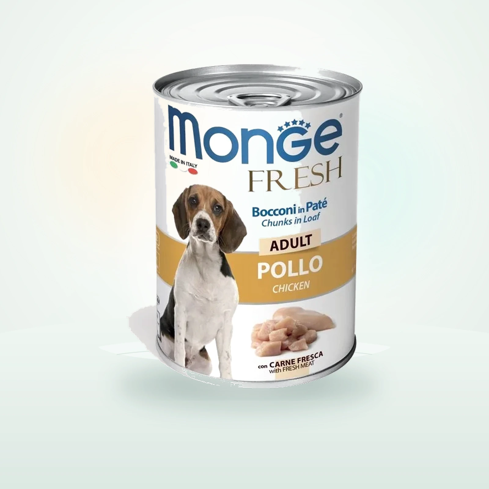 MONGE Fresh Dog Karma dla psa Kurczak w cieście