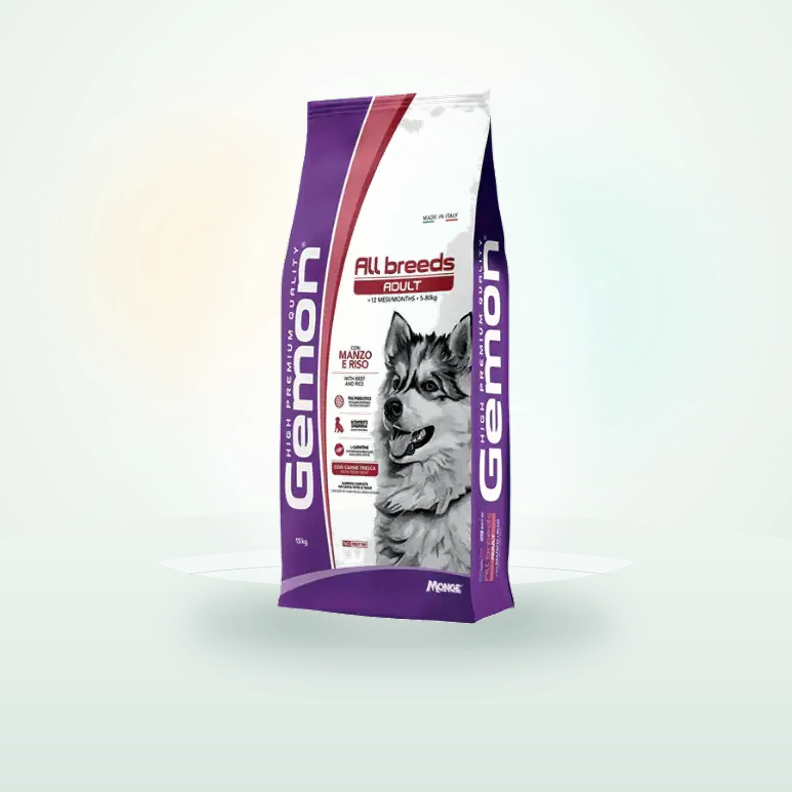 Monge Gemon Gemon All Breeds Adult con Manzo e Riso