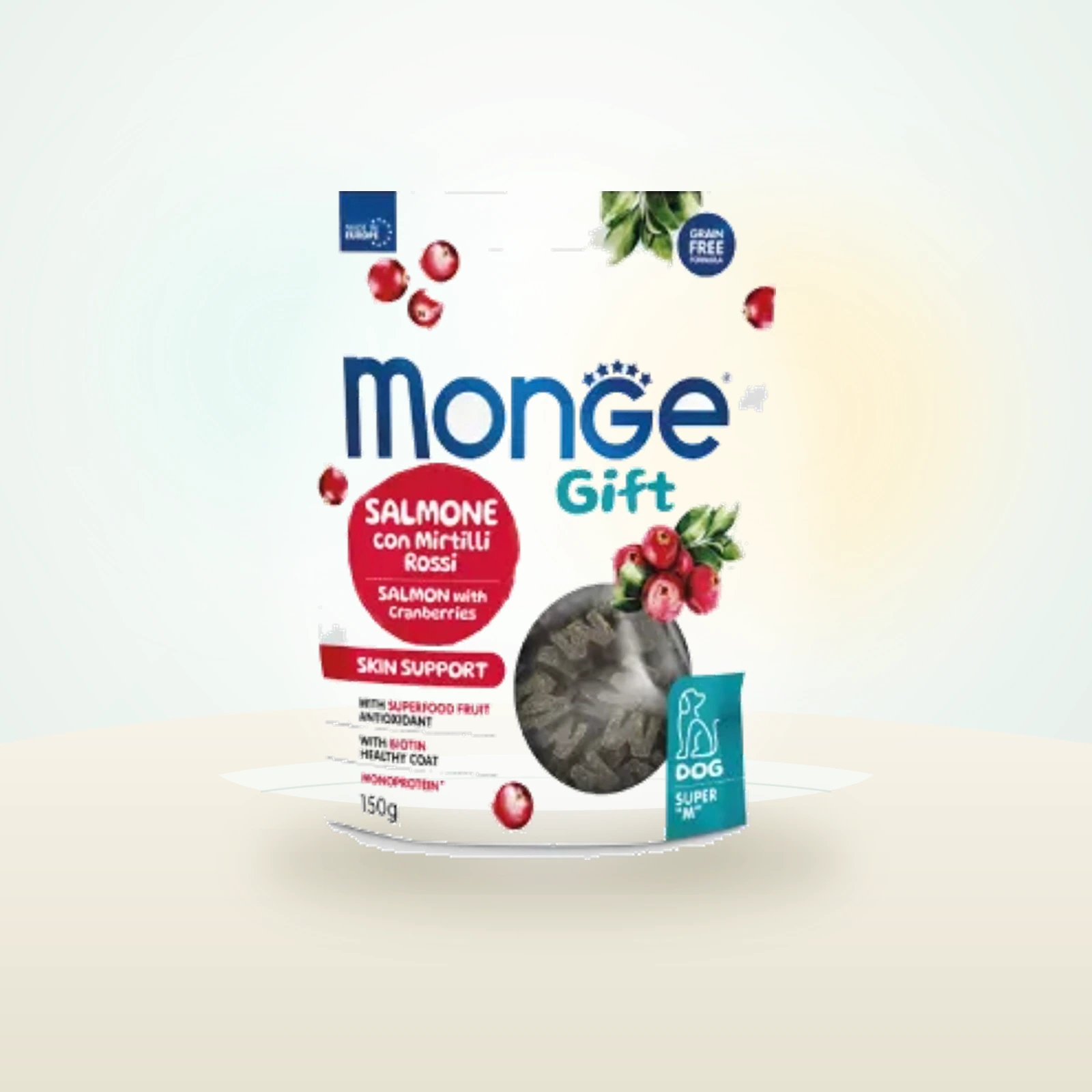Monge Gift Skin Support Dog Salmone con Mirtilli Rossi Super "M"