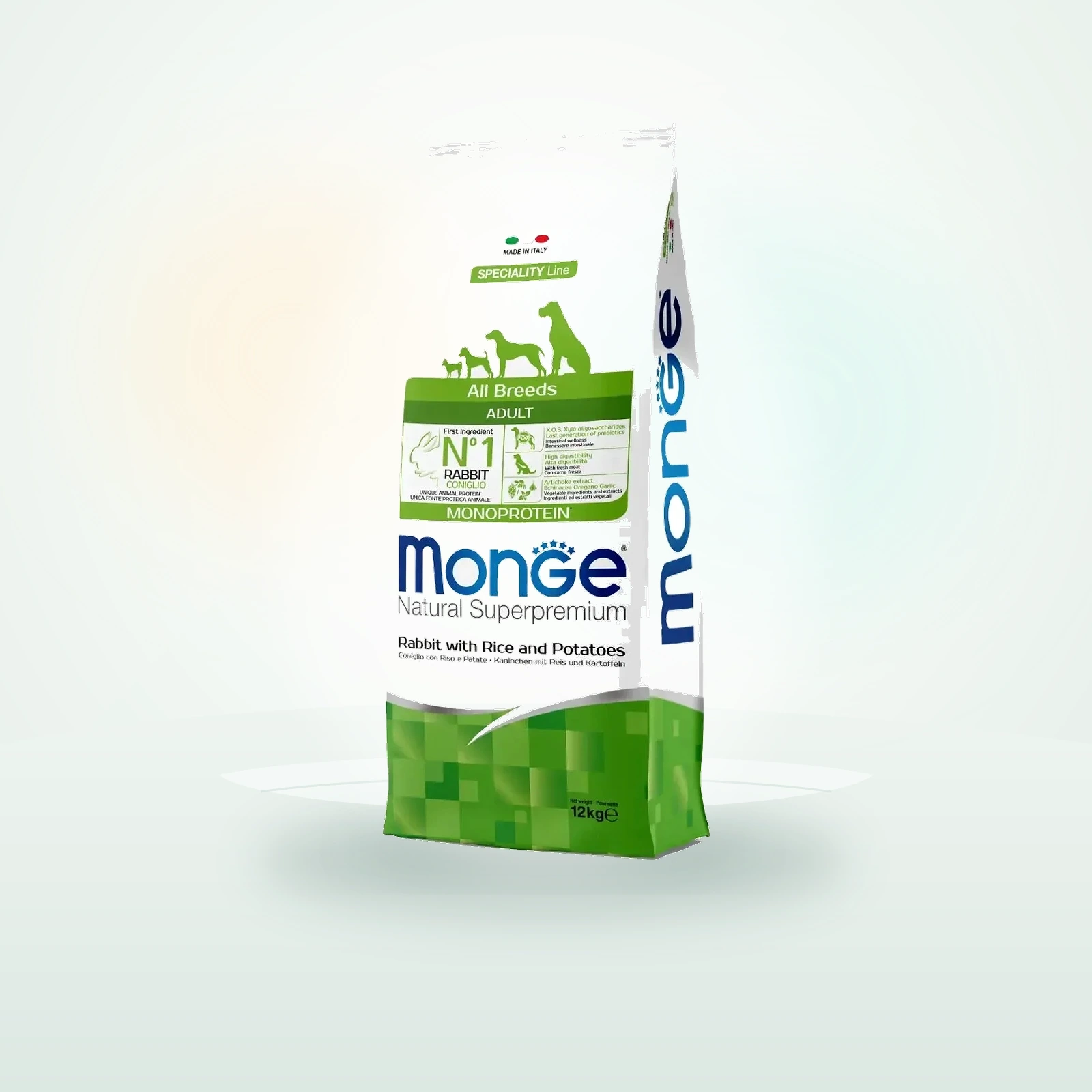 Monge Natural Superpremium Adult All Breeds con Coniglio