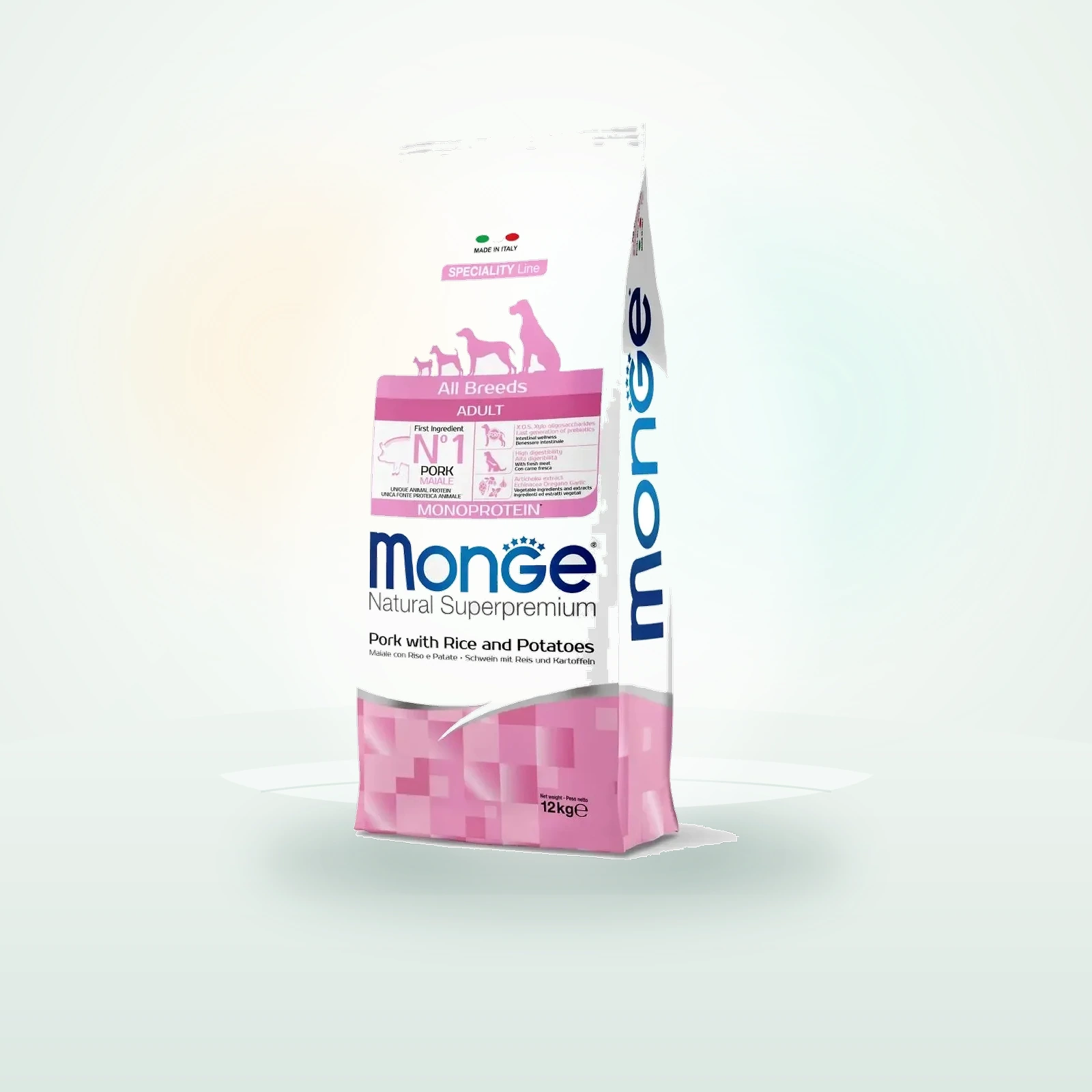 Monge Natural Superpremium Adult All Breeds con Maiale