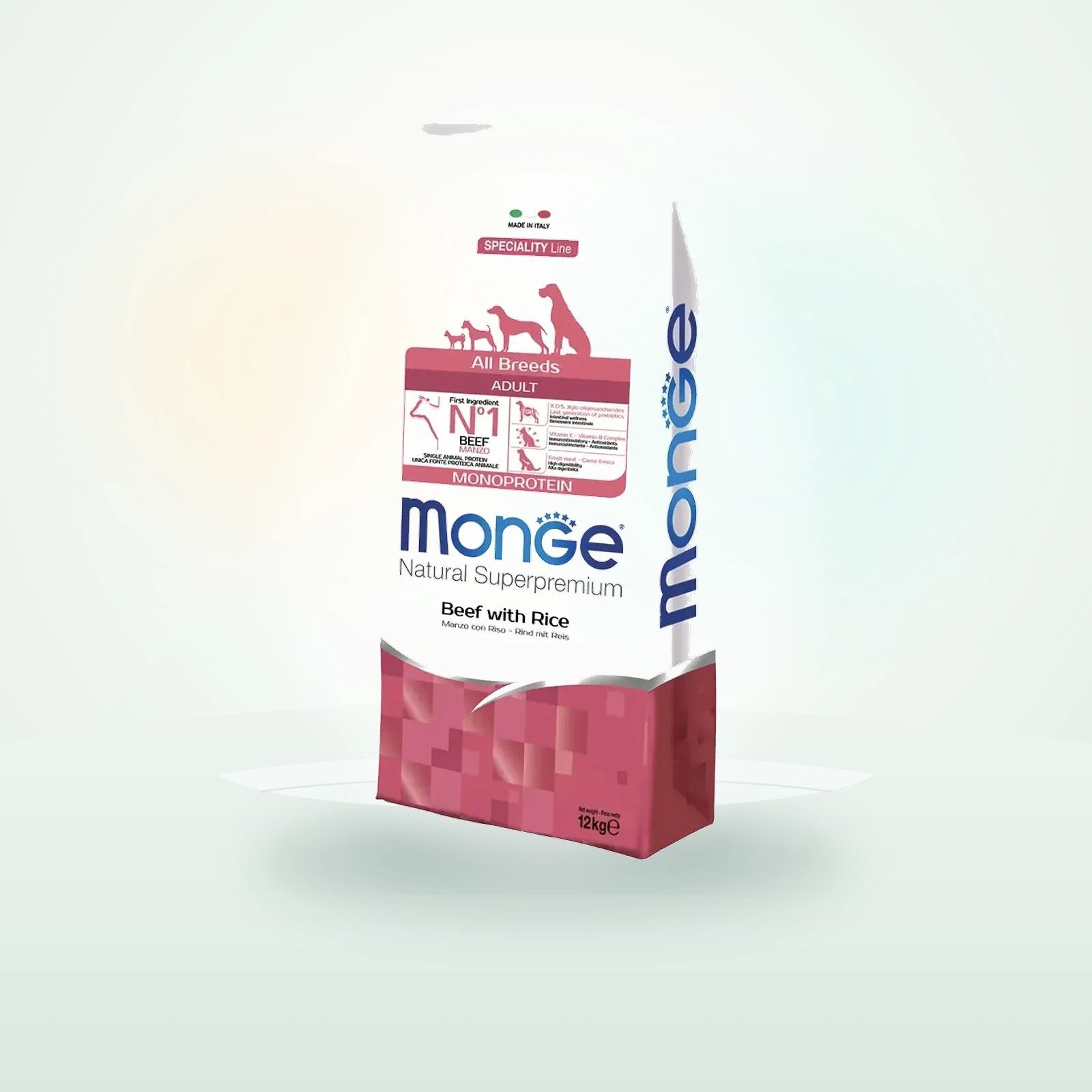 Monge Natural Superpremium Adult All Breeds con Manzo