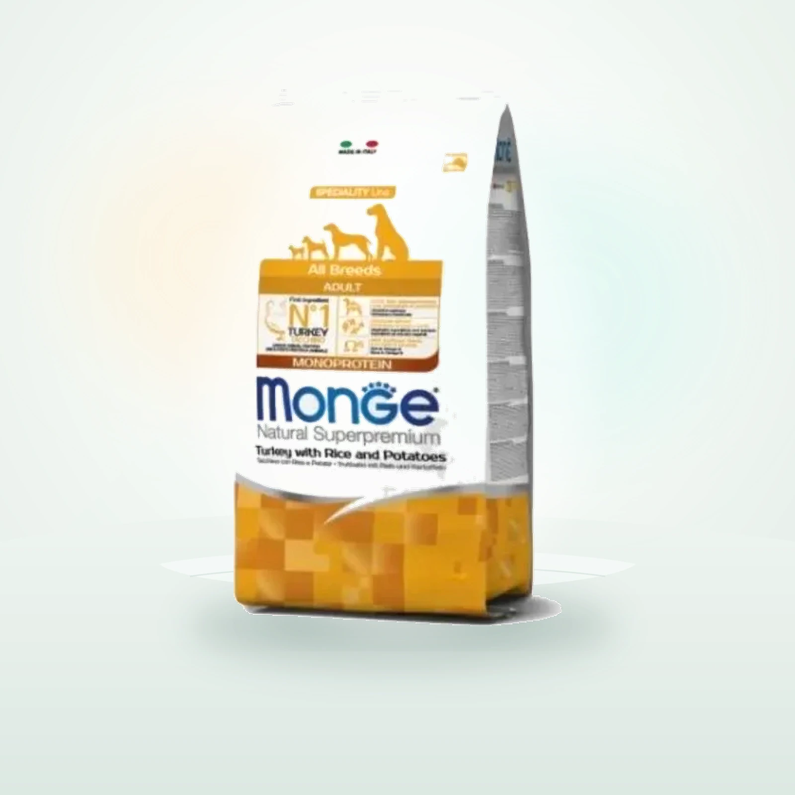 Monge Natural Superpremium Adult All Breeds con Tacchino