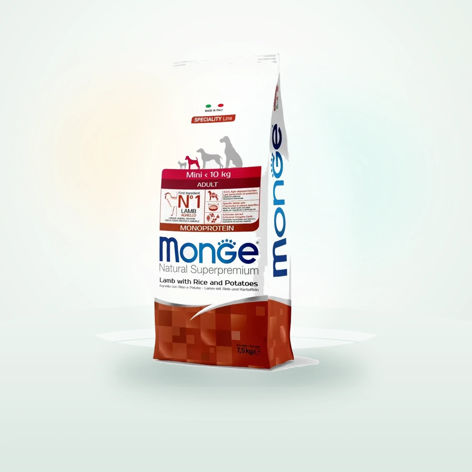 Monge Natural Superpremium Adult Mini con Agnello