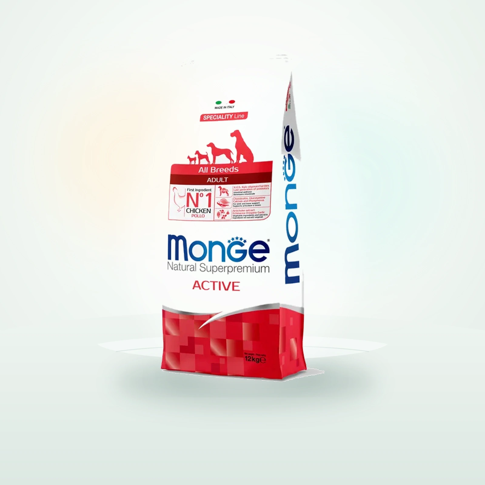 Monge Natural Superpremium All Breeds Adult Active con Pollo - Monge.it