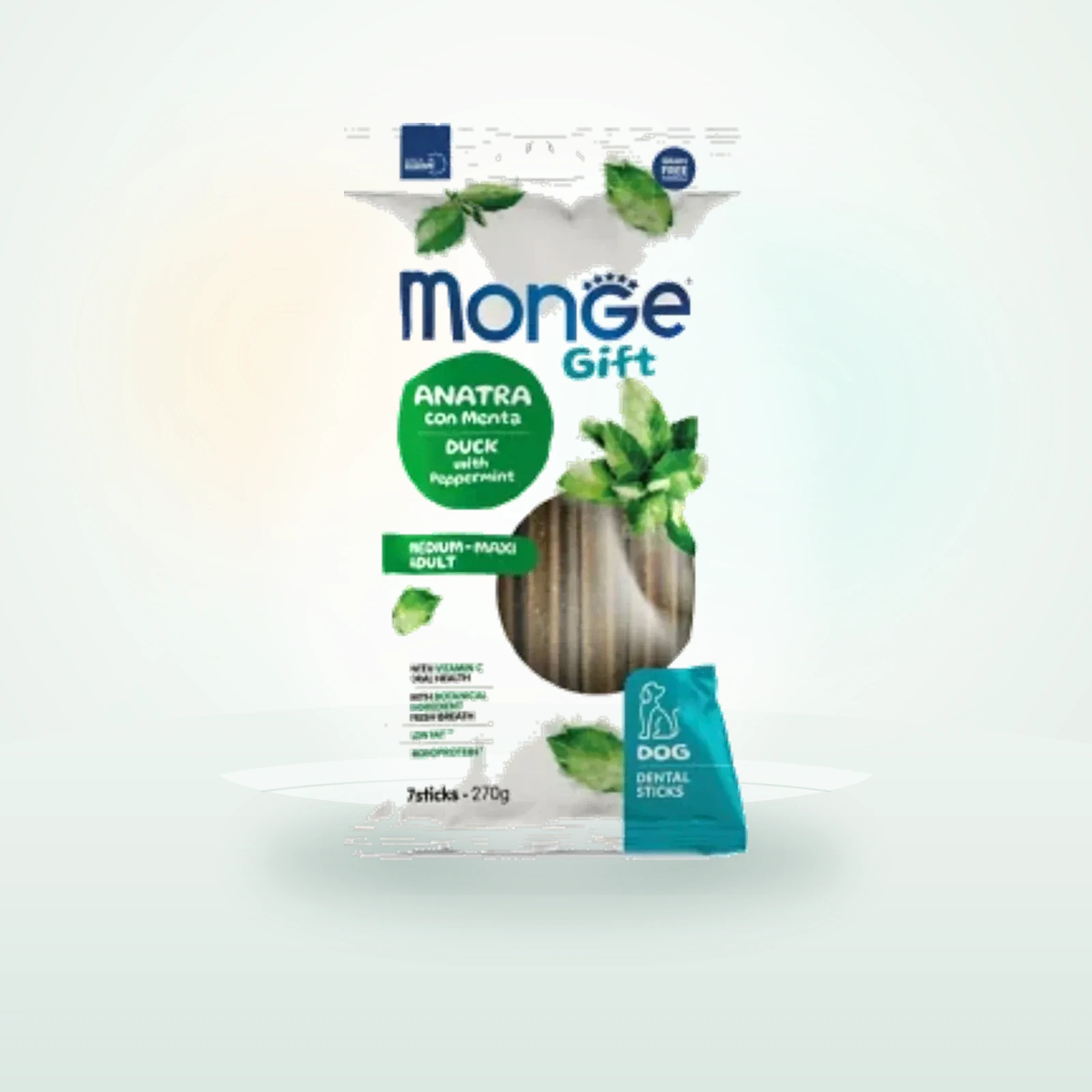 Monge Natural Superpremium Gift Medium - Maxi Dog Anatra con Menta Dental Sticks