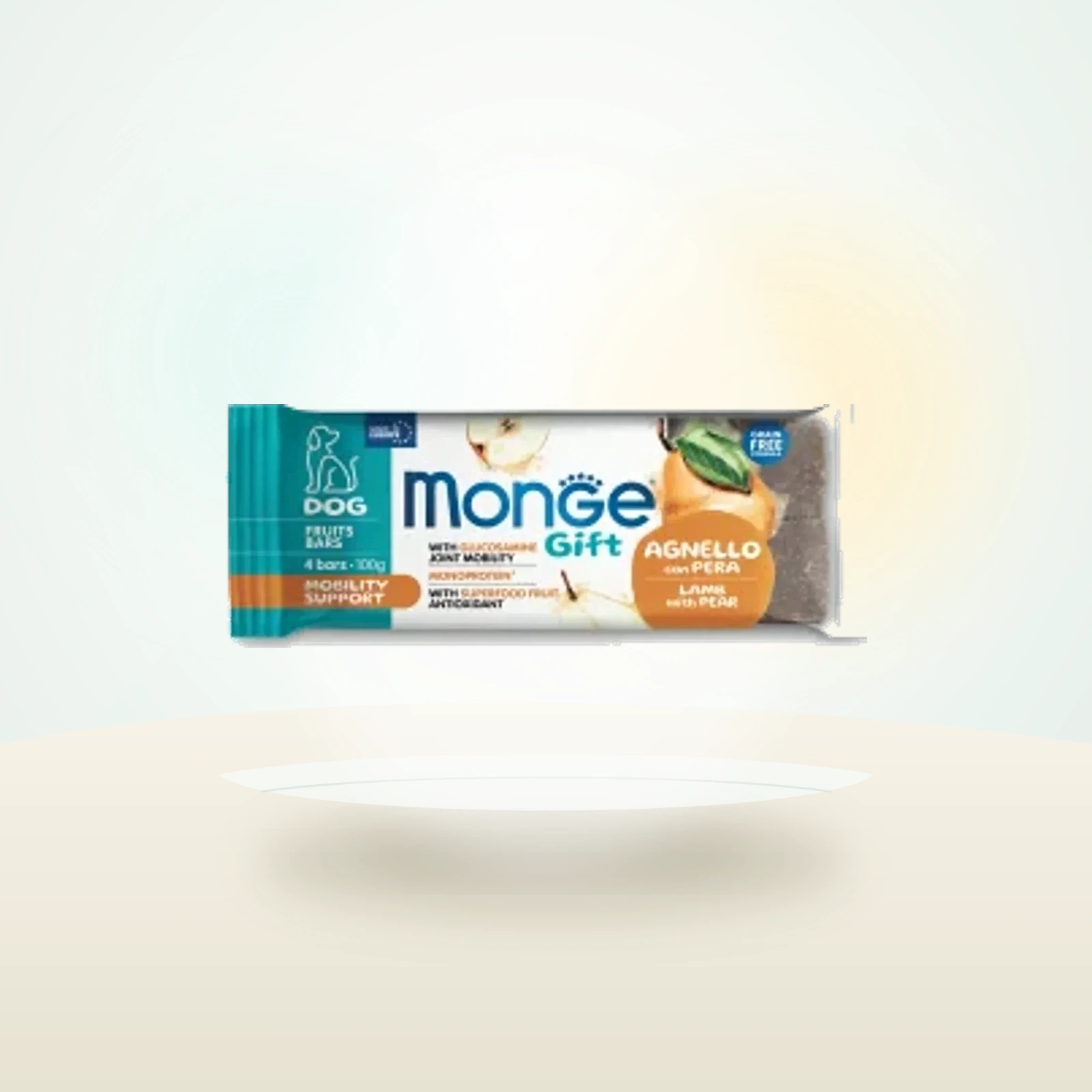 Monge Natural Superpremium Gift Mobility Support Dog Agnello con Pera Fruit Bars