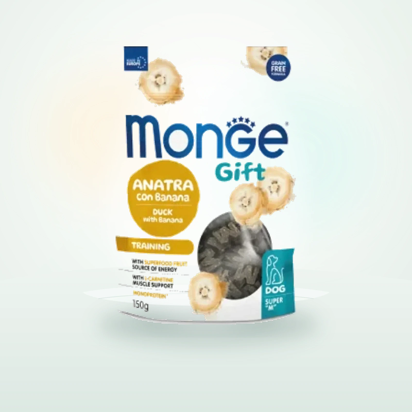 Monge Natural Superpremium Gift Training Dog Anatra con Banana Super "M"