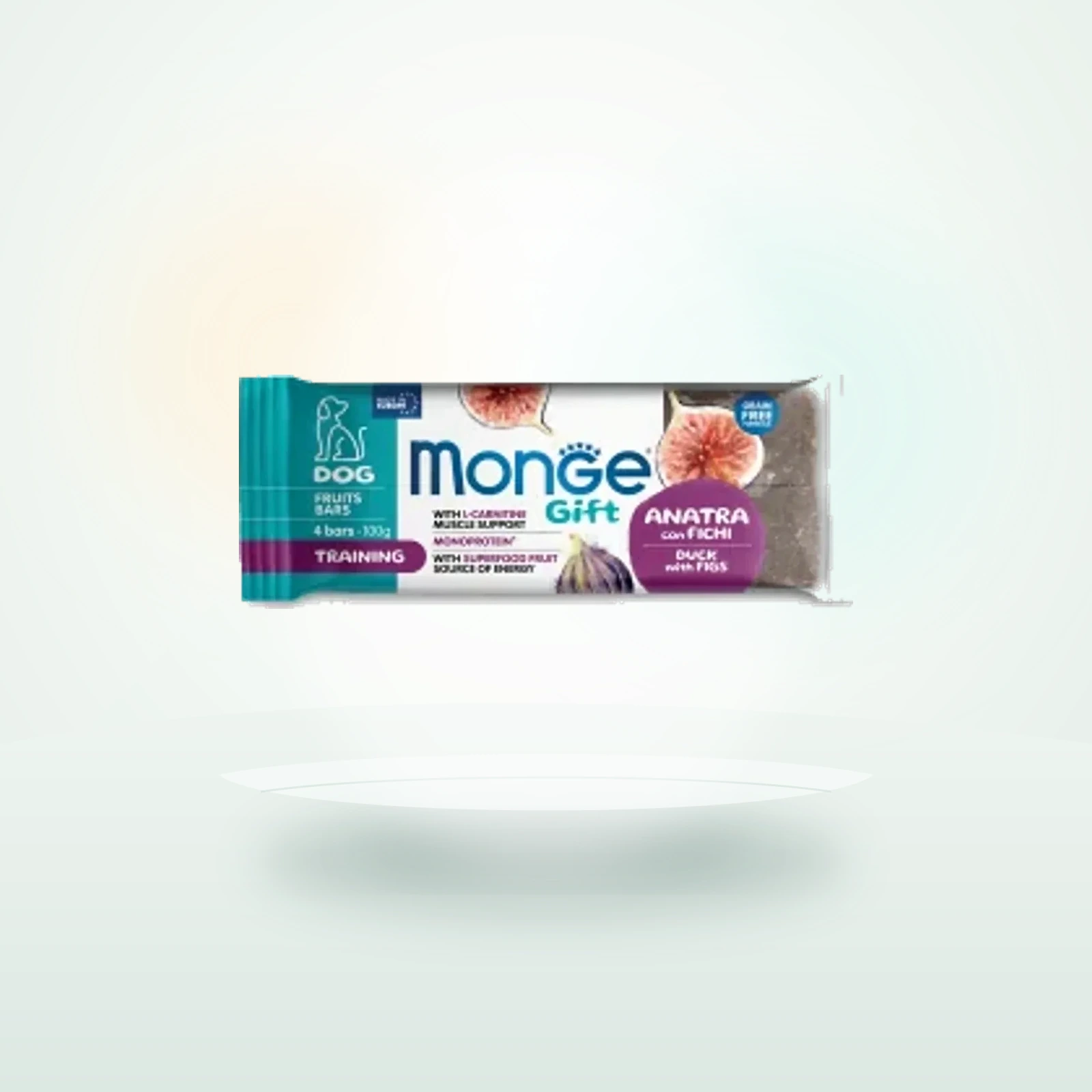 Monge Natural Superpremium Gift Training Dog Anatra con Fichi Fruit Bars